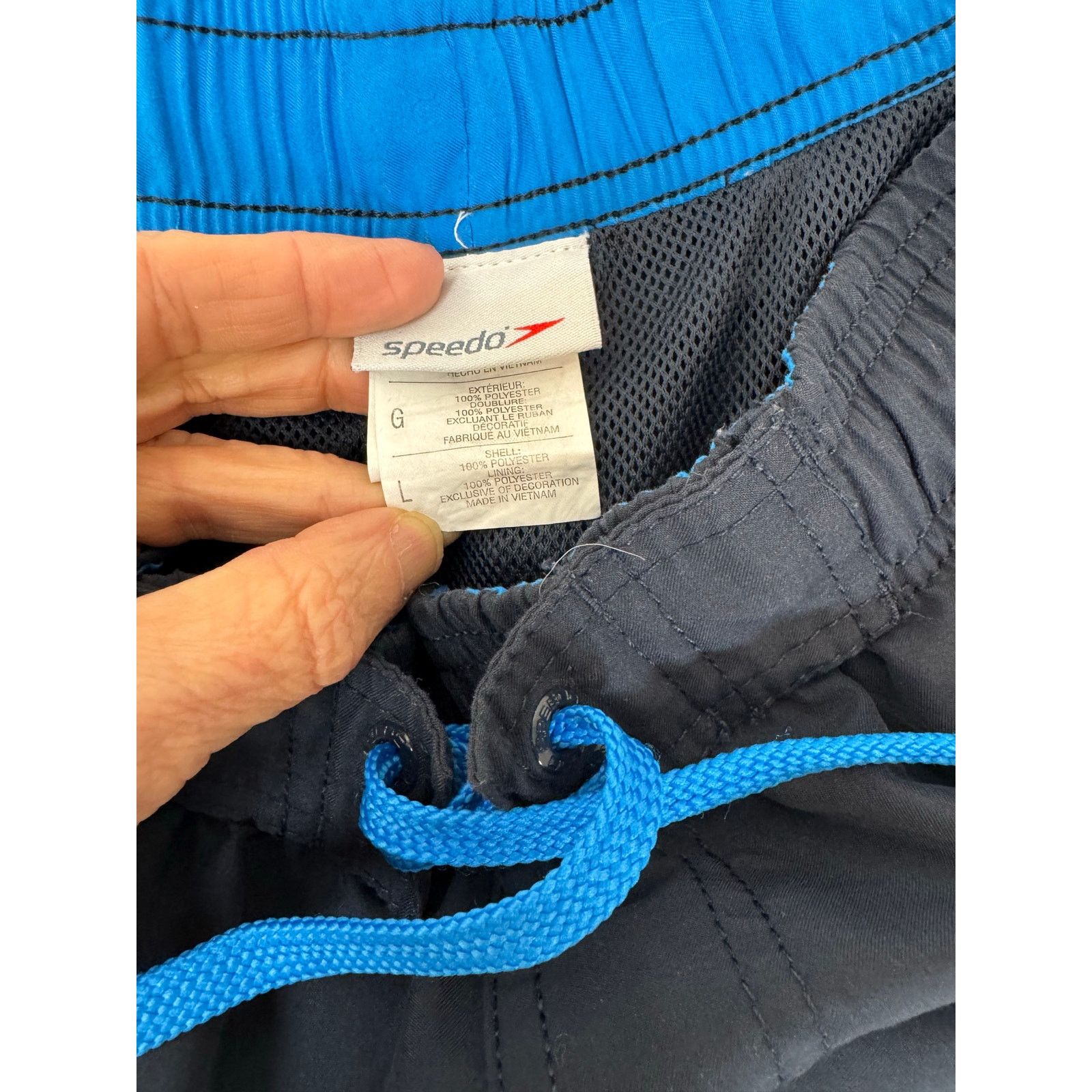 Speedo Speedo Swim Trunk Board Shorts Large Lined Drawstring Size US 34 / EU 50 - 8 Thumbnail