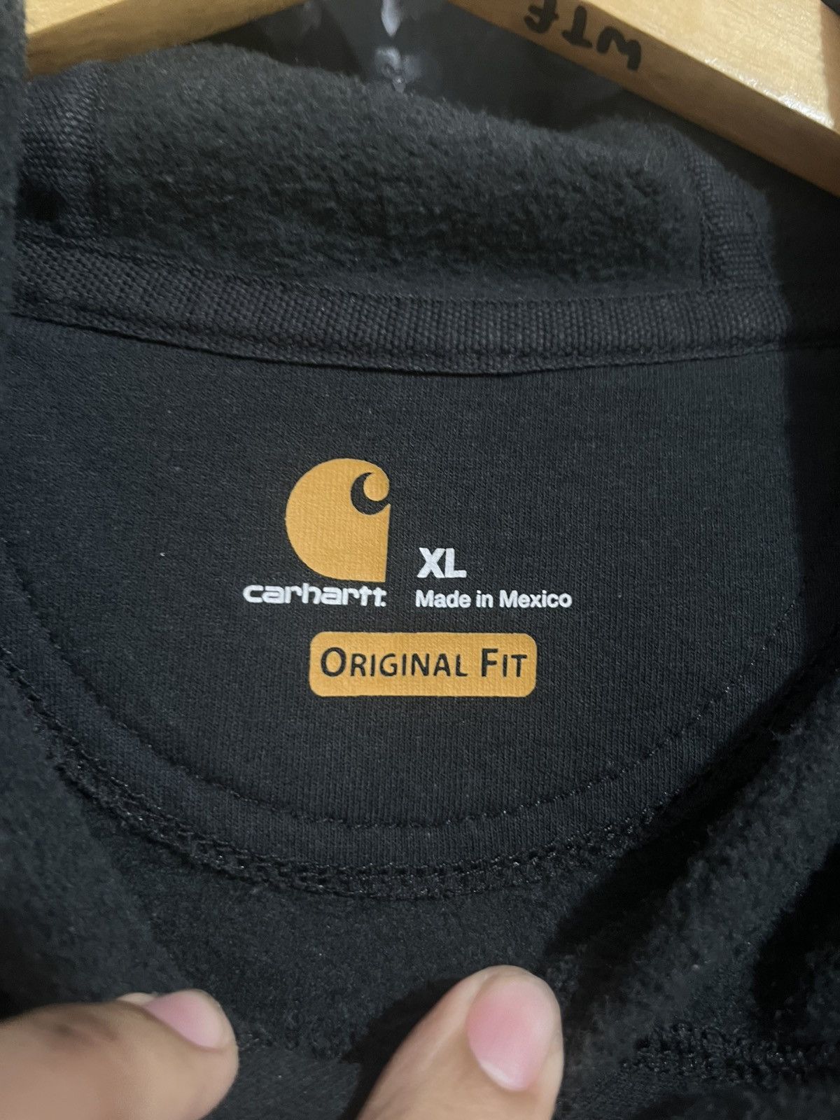 Carhartt Carhartt K288 Logo Sleeve Graphic Black Hoodie Spellout - XL Size US XL / EU 56 / 4 - 4 Thumbnail