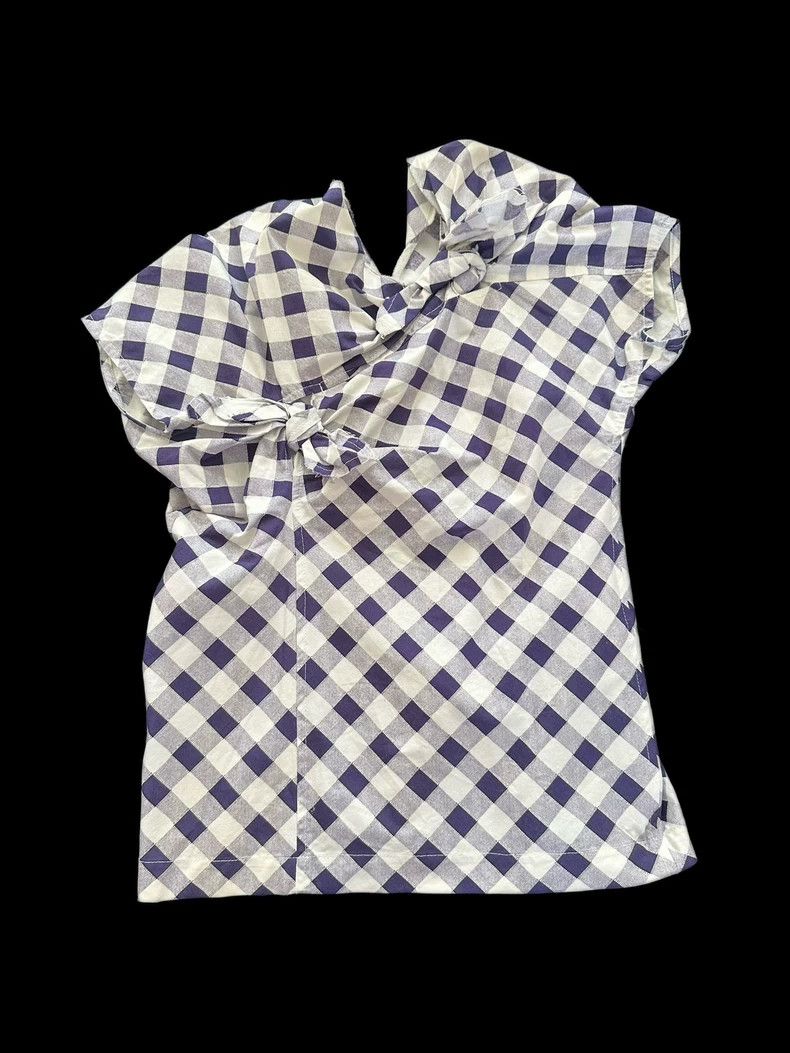 Comme des Garcons Comme Des Garcons Threaded little knot plaid top Size M / US 6-8 / IT 42-44 - 5 Thumbnail