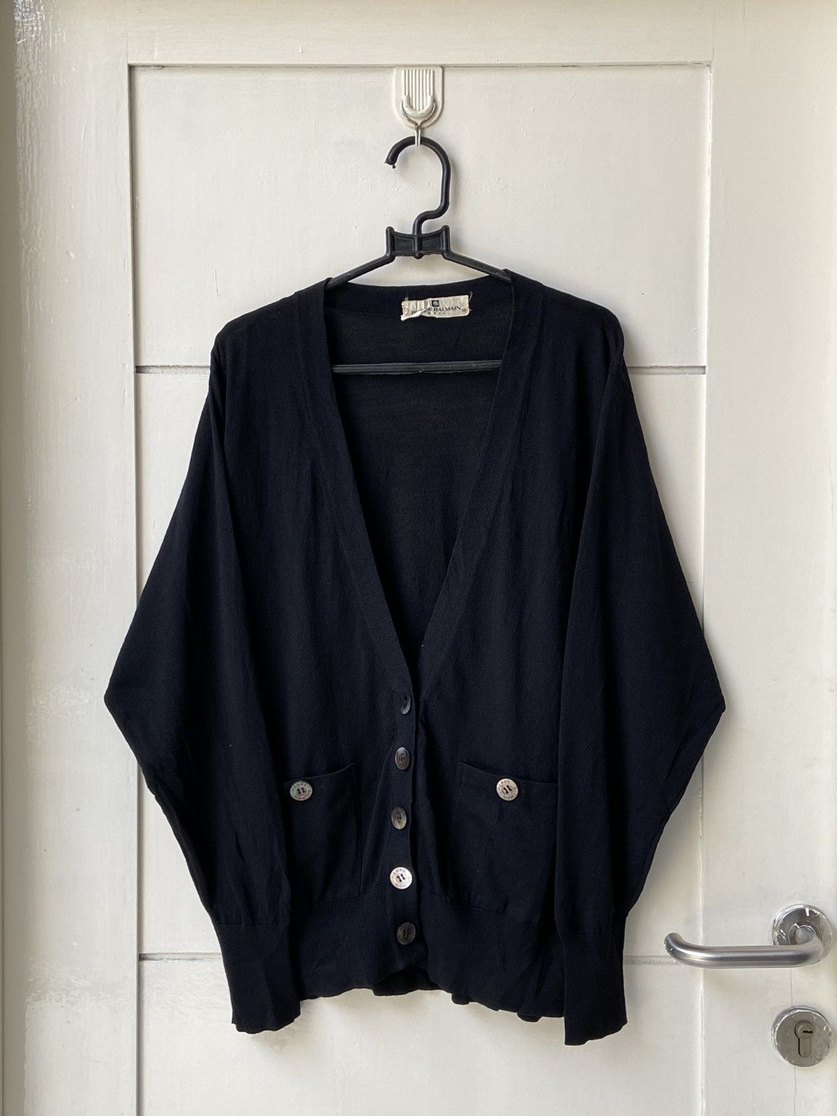 Pierre Balmain PIERRE BALMAIN Black Cardigan Size US S / EU 44-46 / 1 - 9 Thumbnail
