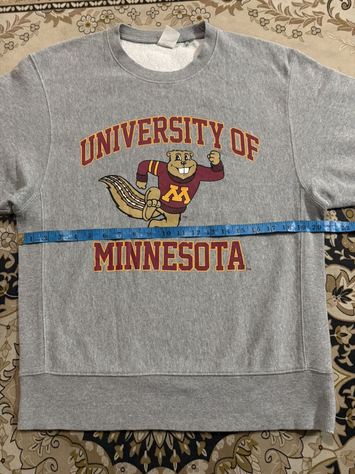 Japanese Brand Vintage UNIVERSITY OF MINNESOTA Sweatshirt Size US M / EU 48-50 / 2 - 8 Thumbnail