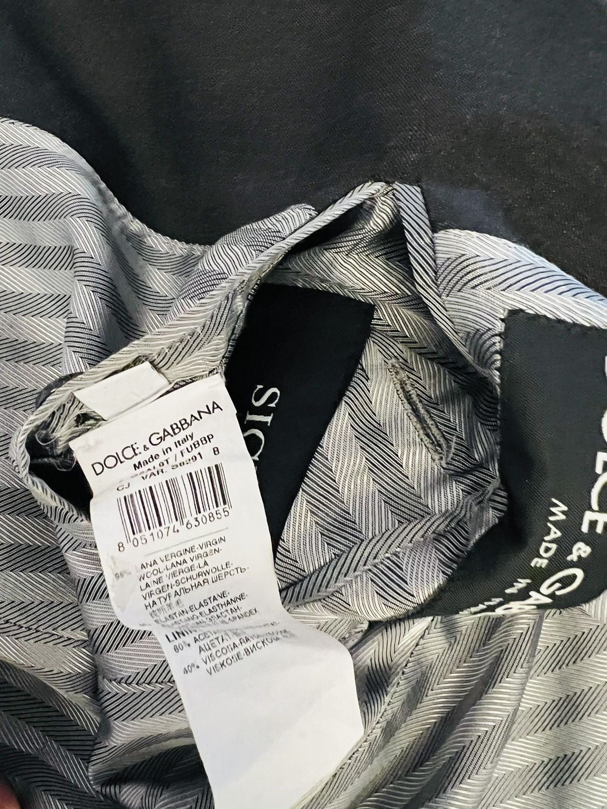Dolce & Gabbana Dolce & Gabbana Wool Jacket Size 38R - 6 Thumbnail