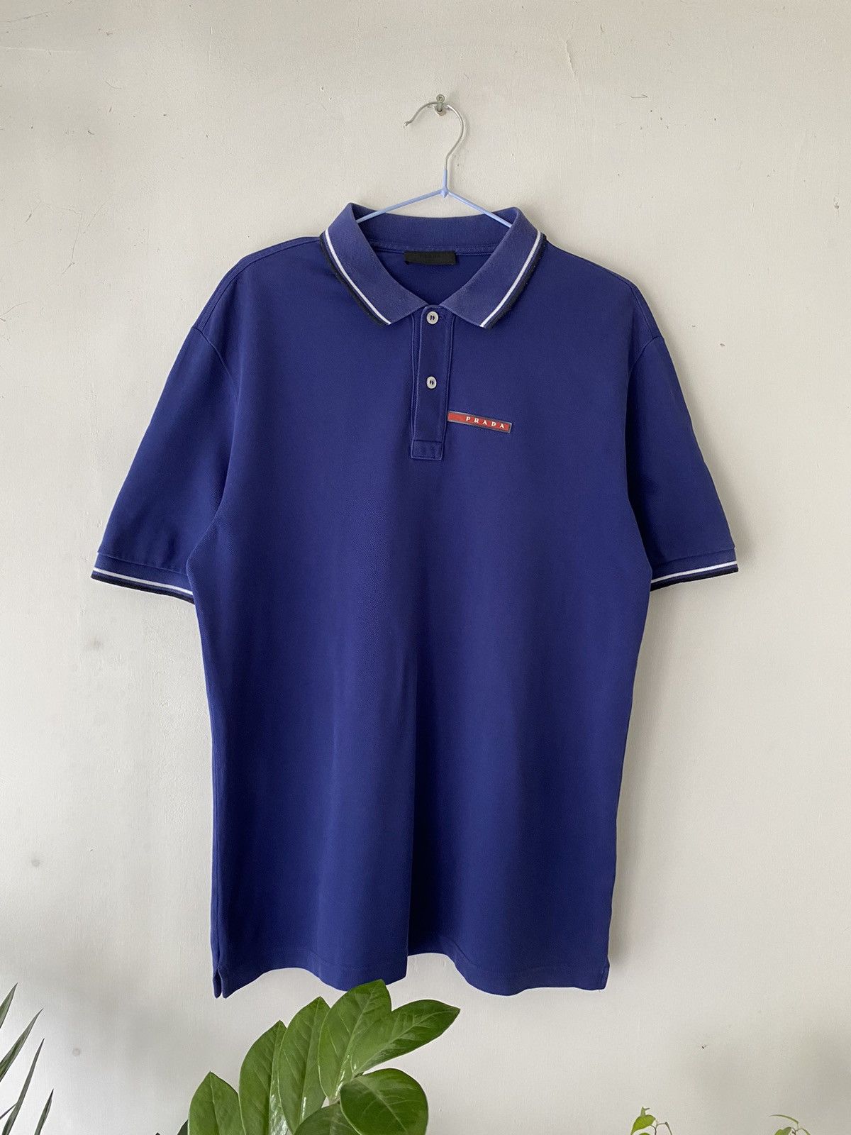 Prada Prada Vintage Red Tab Polo Size US M / EU 48-50 / 2 - 4 Thumbnail