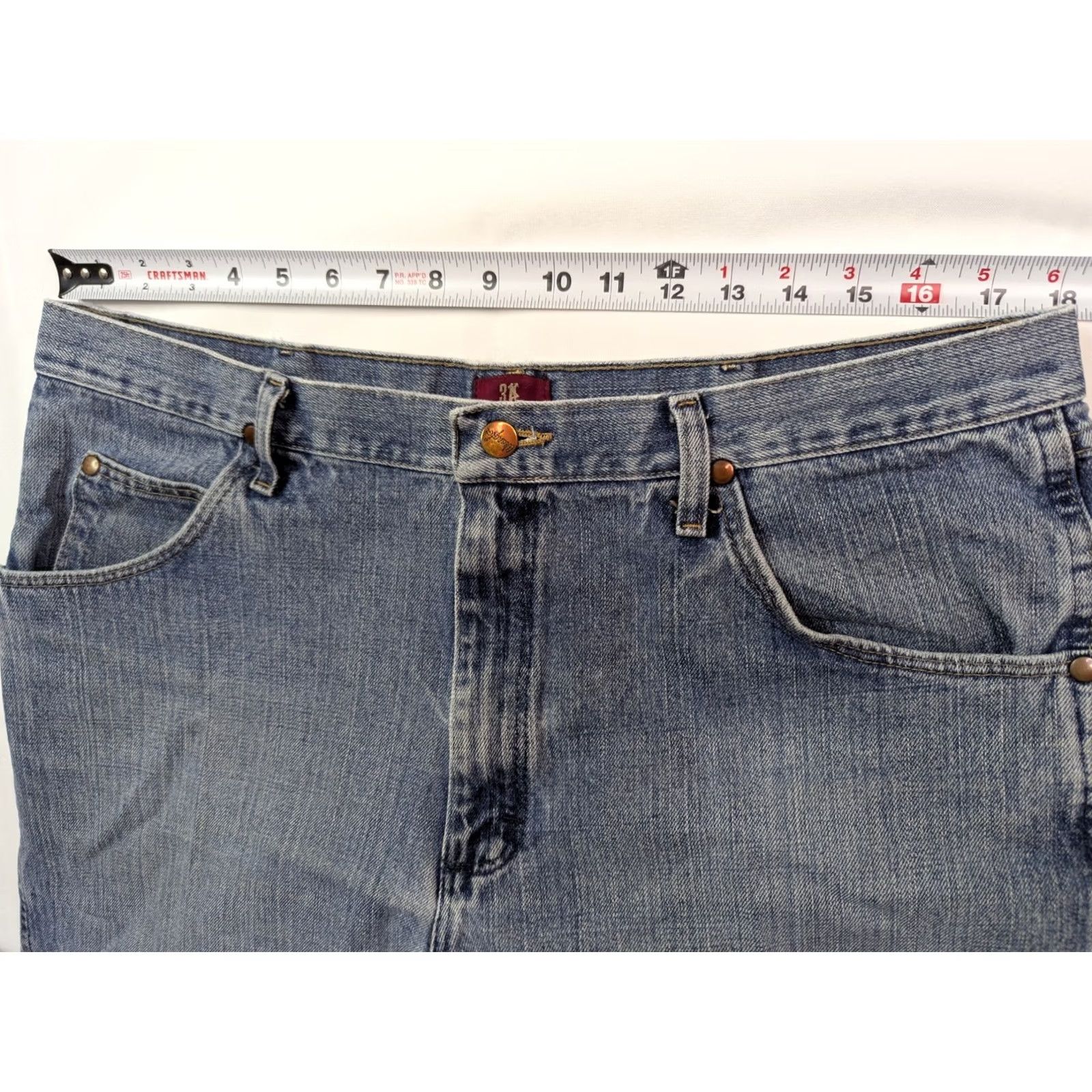 Wrangler VINTAGE Wrangler Cowboy Cut Jeans 36W 29L Blue Relaxed Fit Denim 5-Pocket Wrangler Cowboy Cut Mens Jeans Size US 36 / EU 52 - 6 Thumbnail