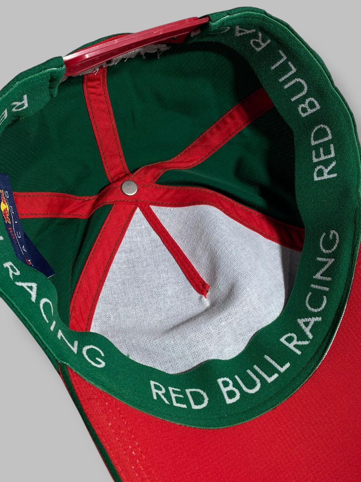 Red Bull Red Bull Racing Cap Hat Y2k Streetwear Style Green Red Size ONE SIZE - 12 Thumbnail