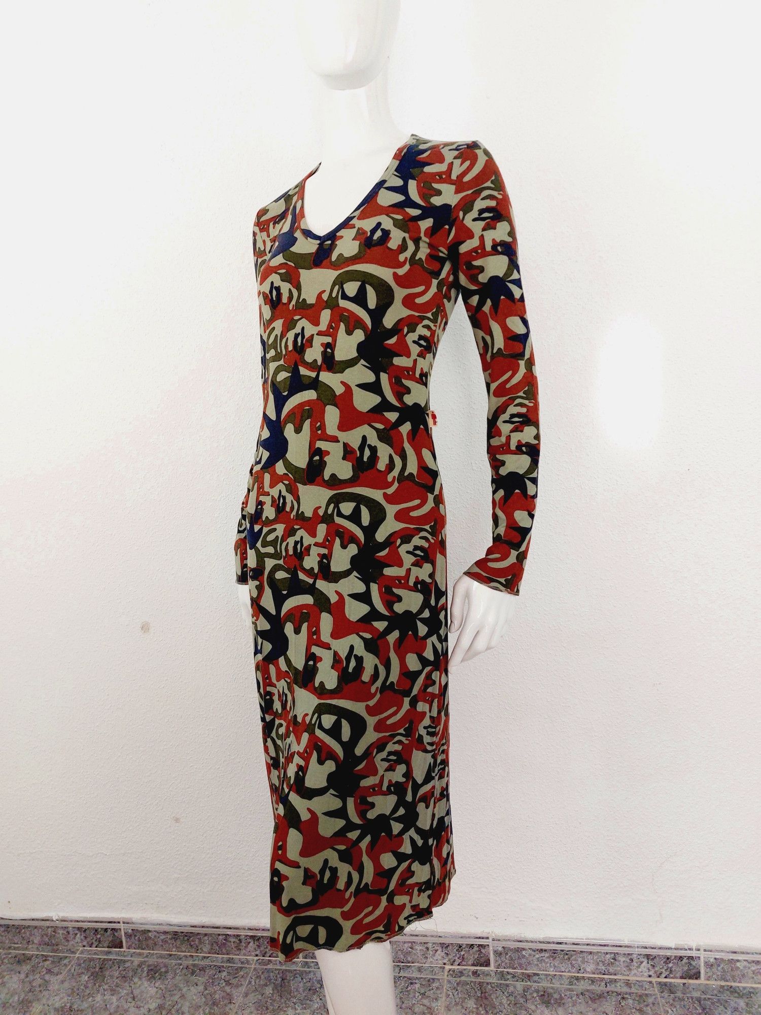 Jean Paul Gaultier Jean Paul Gaultier Pink Face Anarchy Fight Racism Dress Size M / US 6-8 / IT 42-44 - 1 Thumbnail