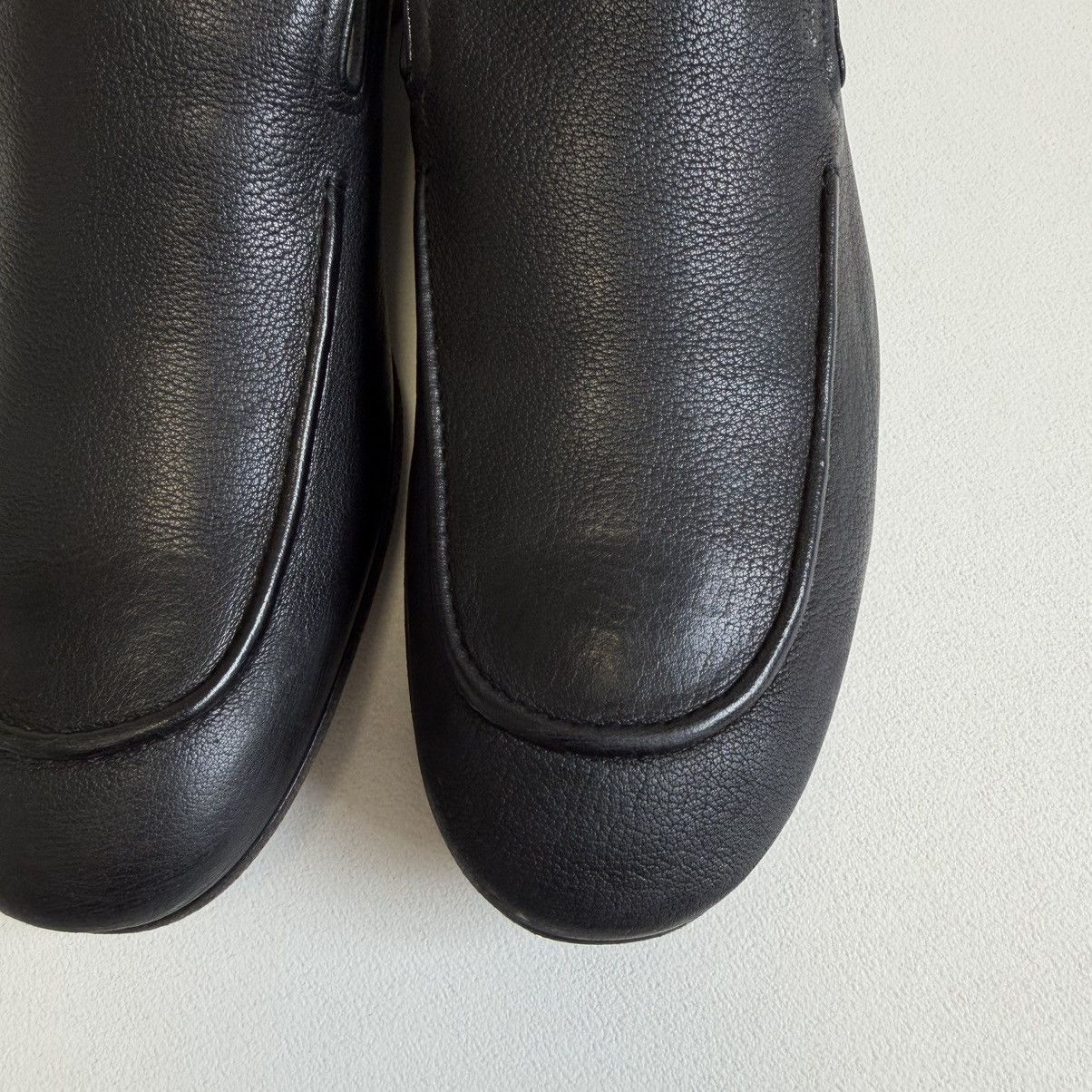 Prada Mid 2000s Black Leather Loafers Size US 9 / EU 42 - 13 Thumbnail