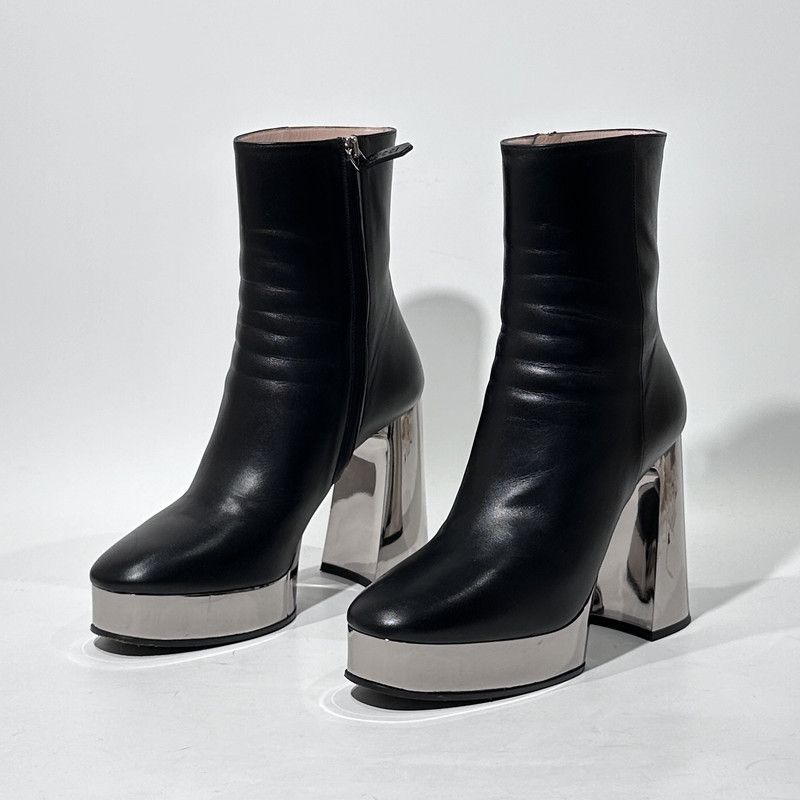Gucci Classic Chunky Heeled Ankle Boots for Women 0079