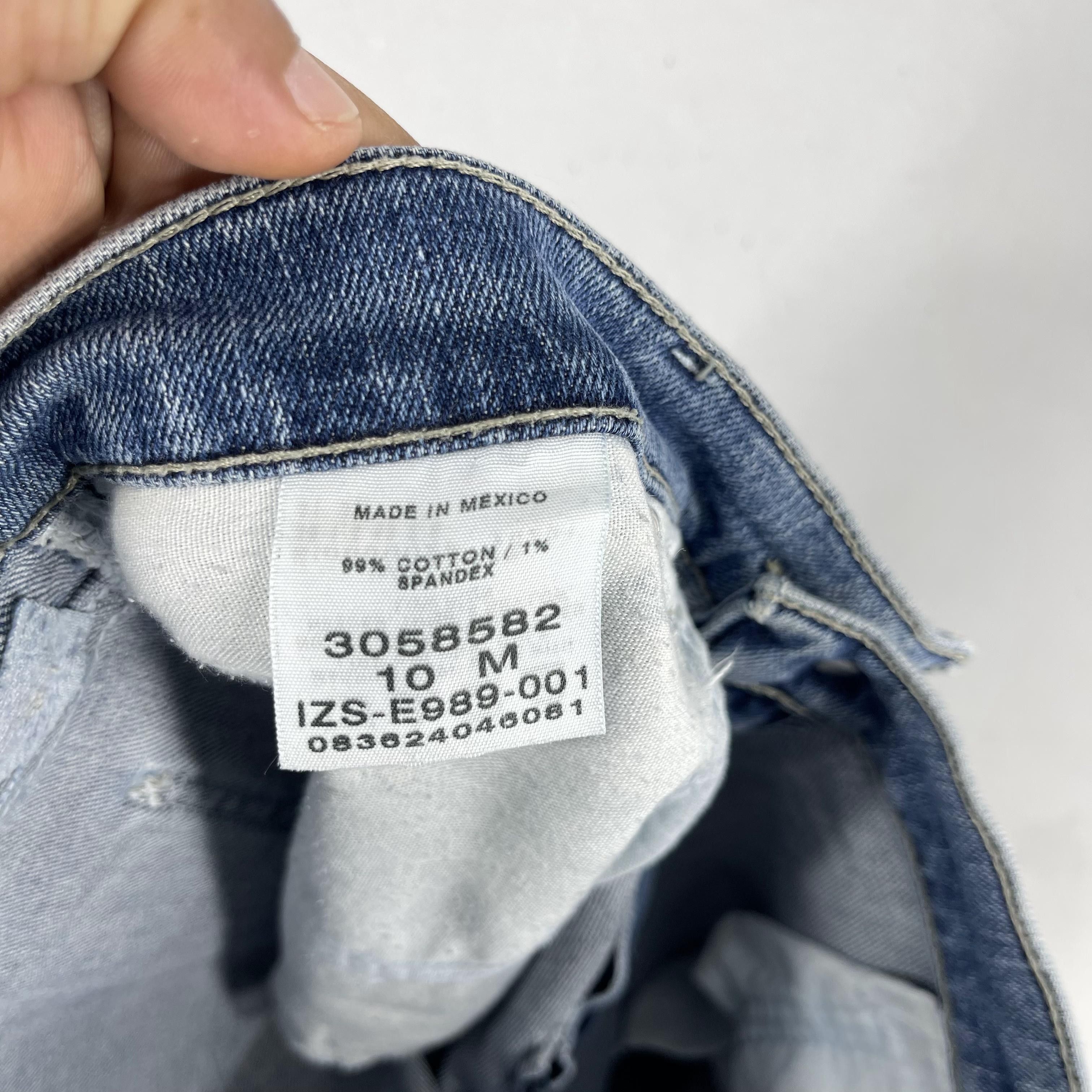 Lee × Vintage Size 30 Vintage Lee Uneven Faded Bootcut Reconstruct Jeans Size 30" / US 8 / IT 44 - 4 Thumbnail