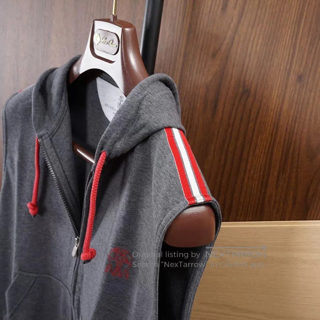 Brunello Cucinelli Brunello Cucinelli Hooded Vest. Size US XS / EU 42 / 0 - 6 Thumbnail