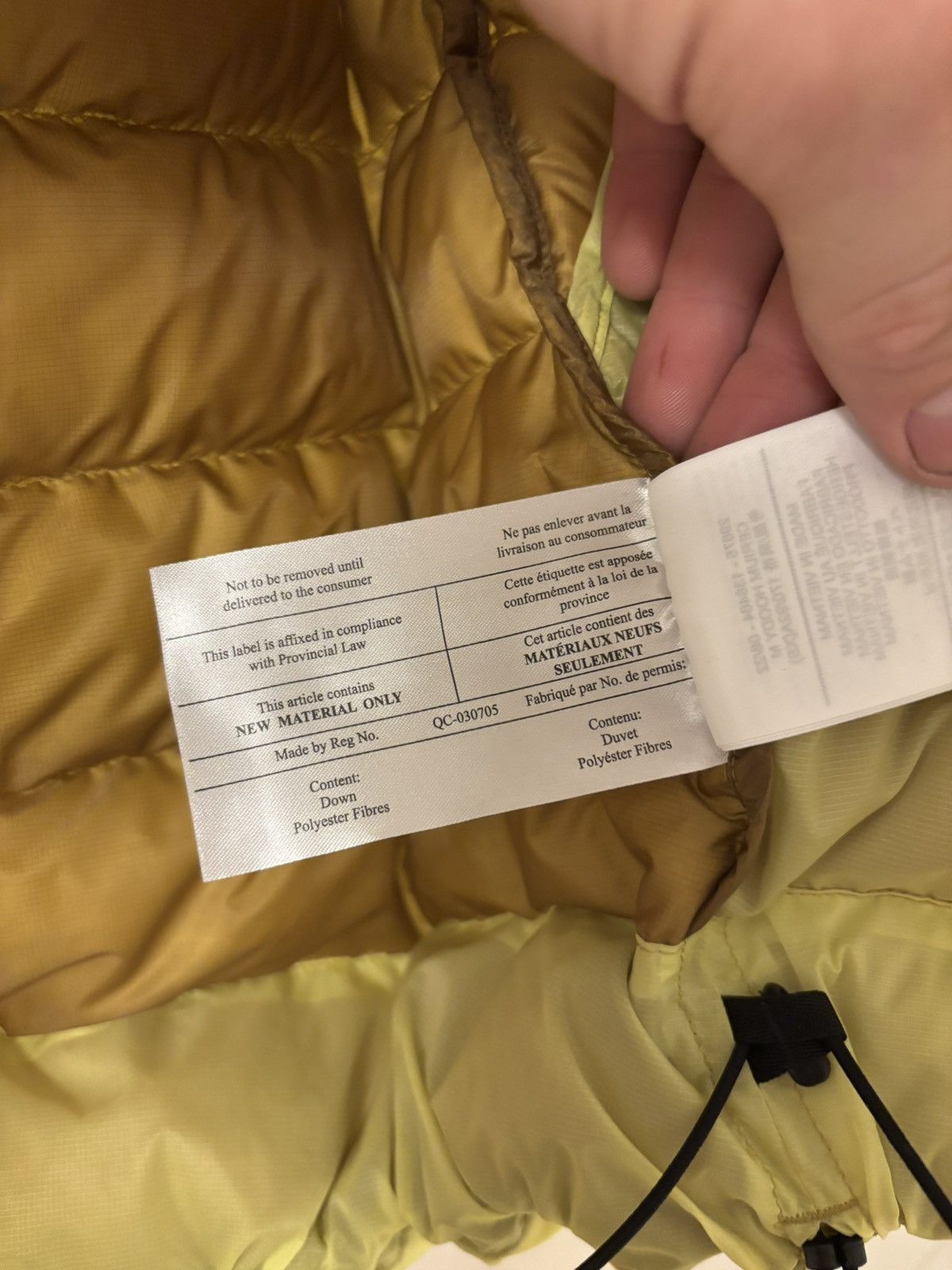 Arc'teryx Arc'teryx Puffer Jacket in Yellow Size US XS / EU 42 / 0 - 6 Thumbnail