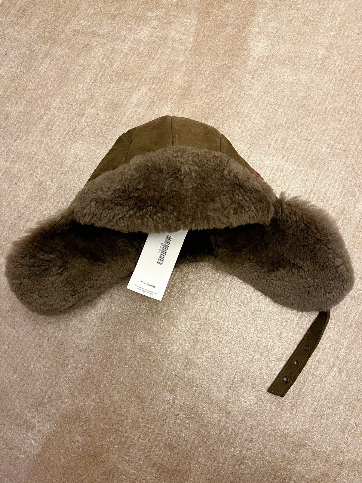 Canada Goose Canada Goose luxury genuine leather suede cap. Size ONE SIZE - 4 Thumbnail