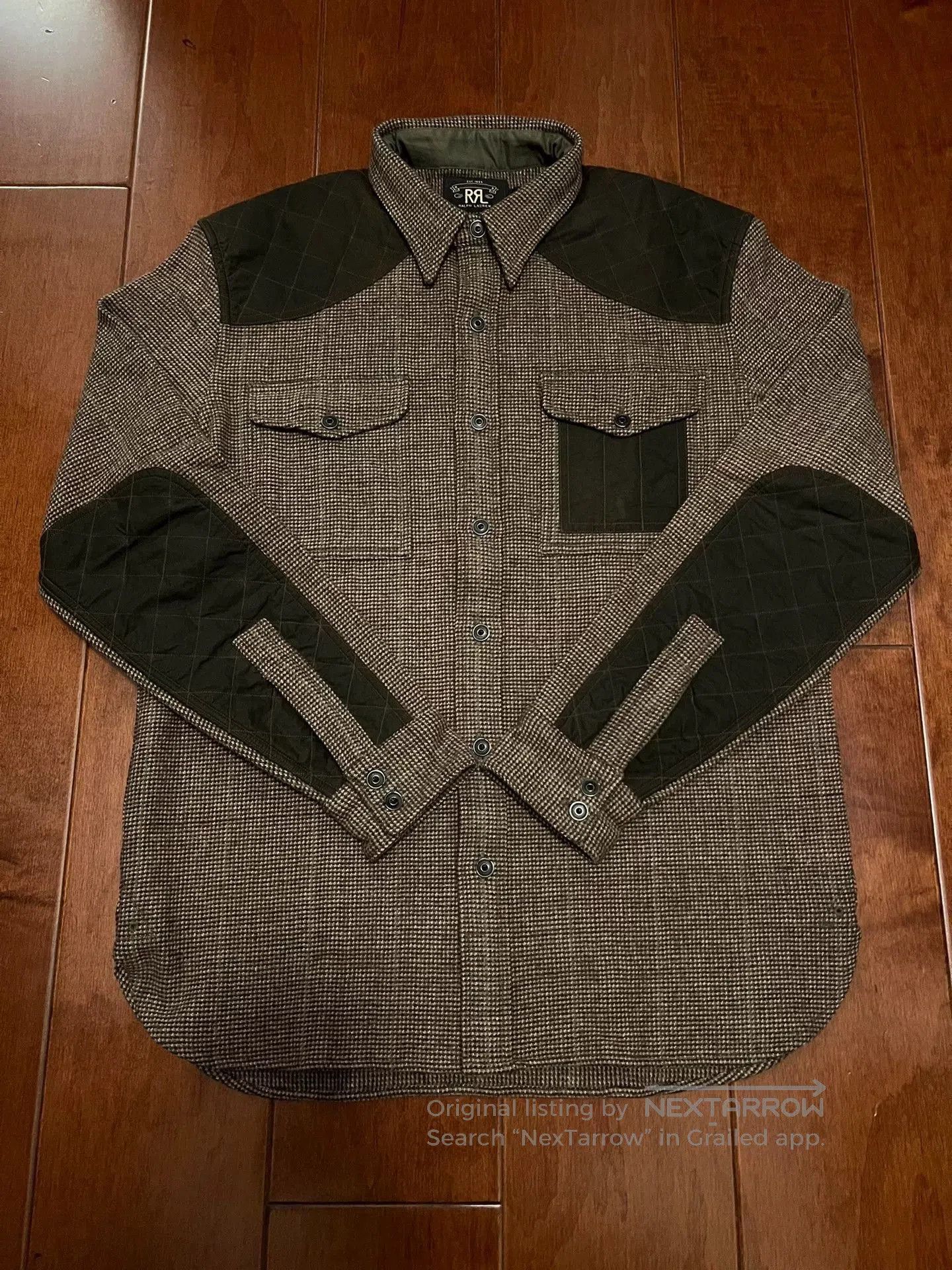 RRL Ralph Lauren RRL Workwear Wool Flecked Shirt Coat. Size US M / EU 48-50 / 2 - 3 Thumbnail