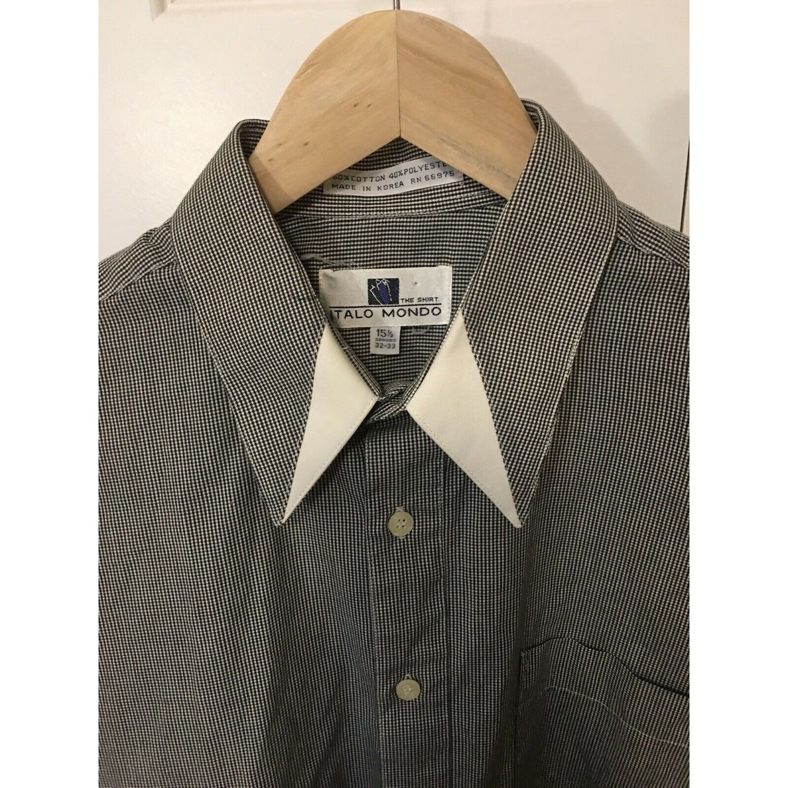 Other ITALO MONDO Men’s Sz 15 1/2 32/33 BUTTON UP DRESS SHIRT FREN Size US L / EU 52-54 / 3 - 1 Thumbnail