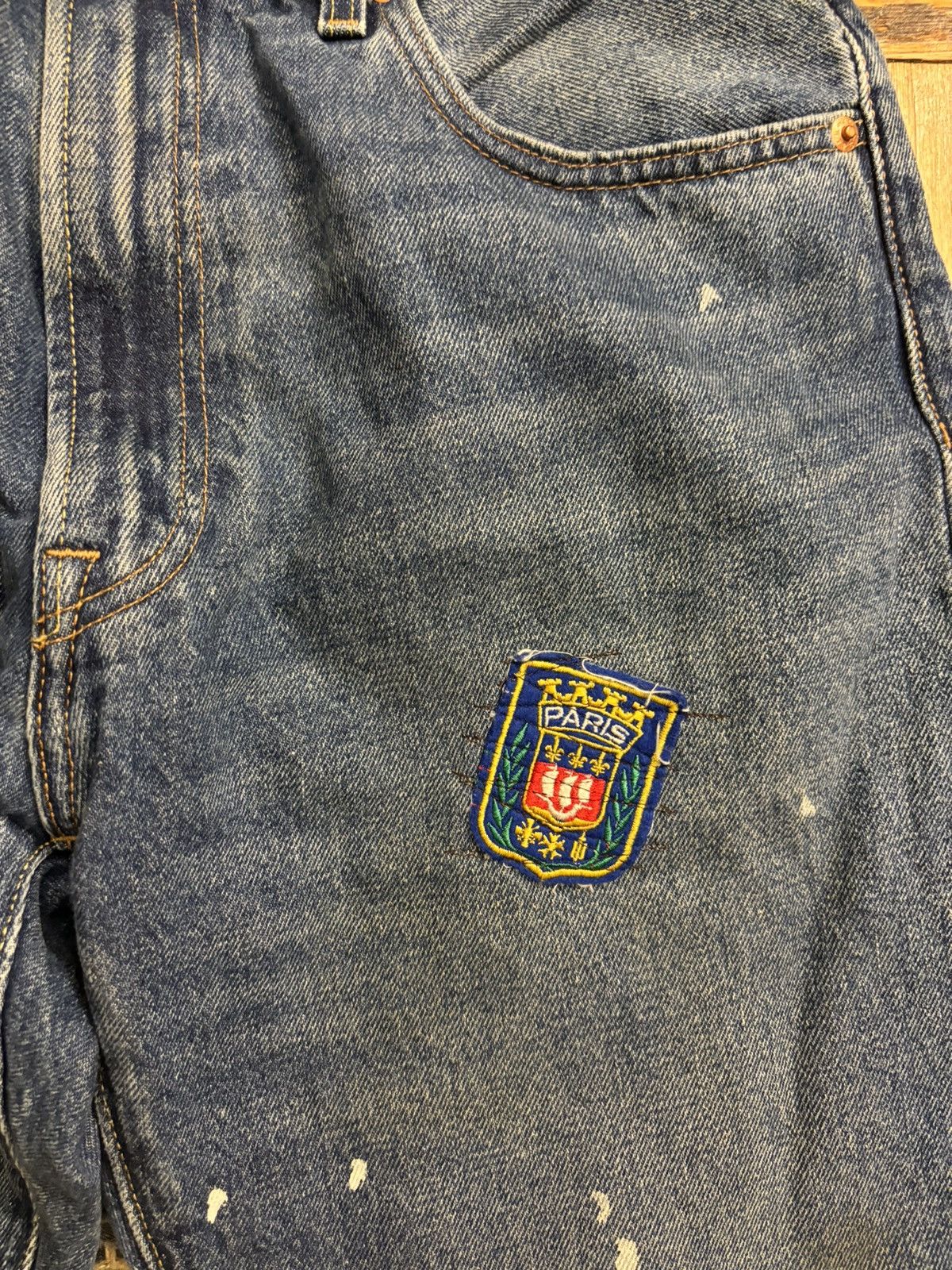 Levi's × Levi's Vintage Clothing × Vintage Vintage Levis 551 Patchwork Size US 33 - 4 Thumbnail