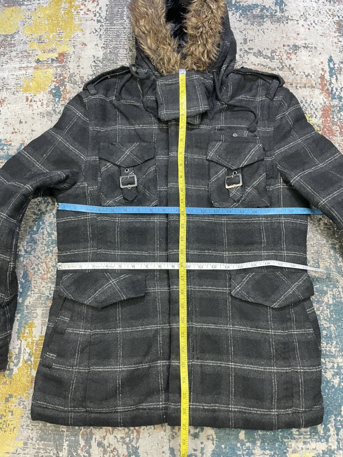 In The Attic In The Attic Rockers Garment Plaid Wool Blend Jacket Size US M / EU 48-50 / 2 - 14 Thumbnail