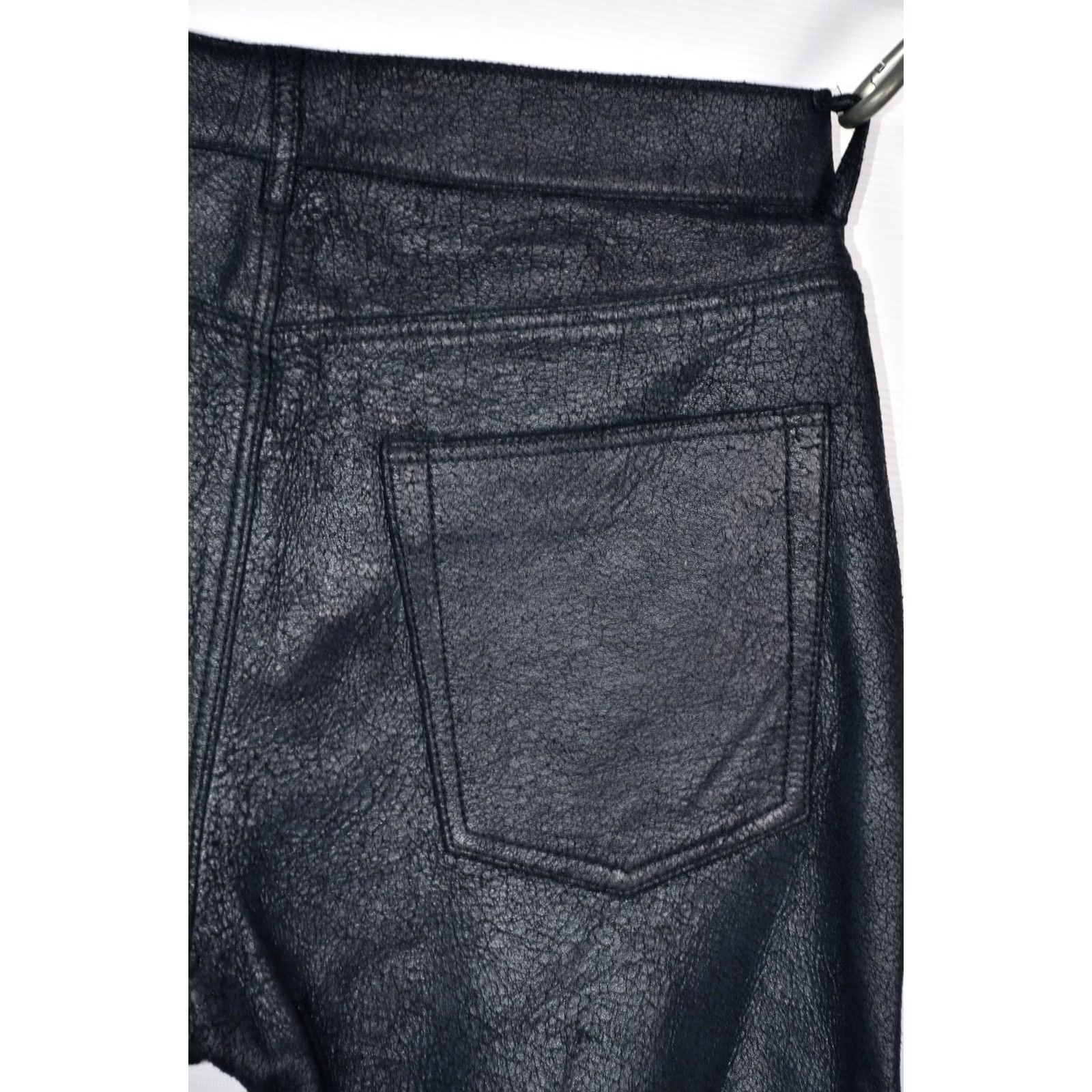 Diesel Diesel L-MAC-CRK Leather Pants Mens Black W34 Pants Leather Mens Wool? Size US 34 / EU 50 - 7 Thumbnail