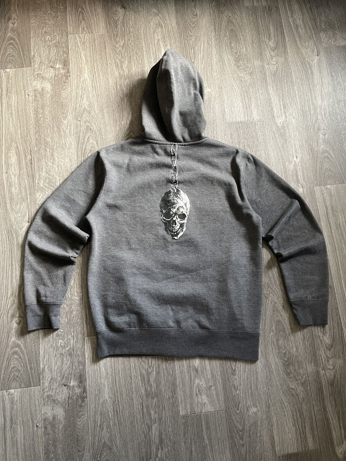 No Fear Vintage No Fear Skulls Graphic Print Zip Up Hoodie Y2K Rap Size US M / EU 48-50 / 2 - 2 Thumbnail