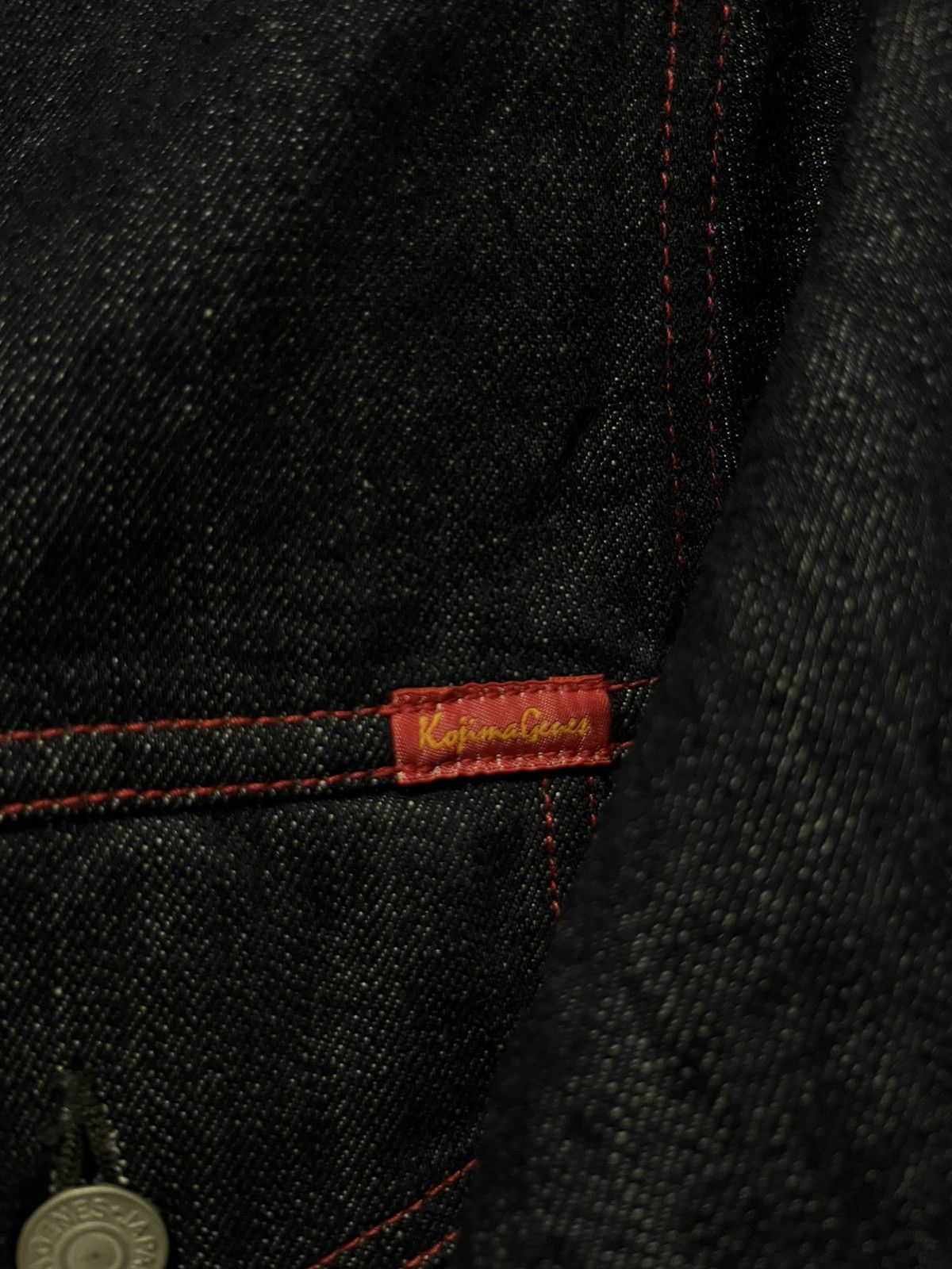 Japanese Brand × KOJIMA GENES RARE! Kojima Genes X Lager Beer Trucker Denim Jacket Size US L / EU 52-54 / 3 - 4 Thumbnail