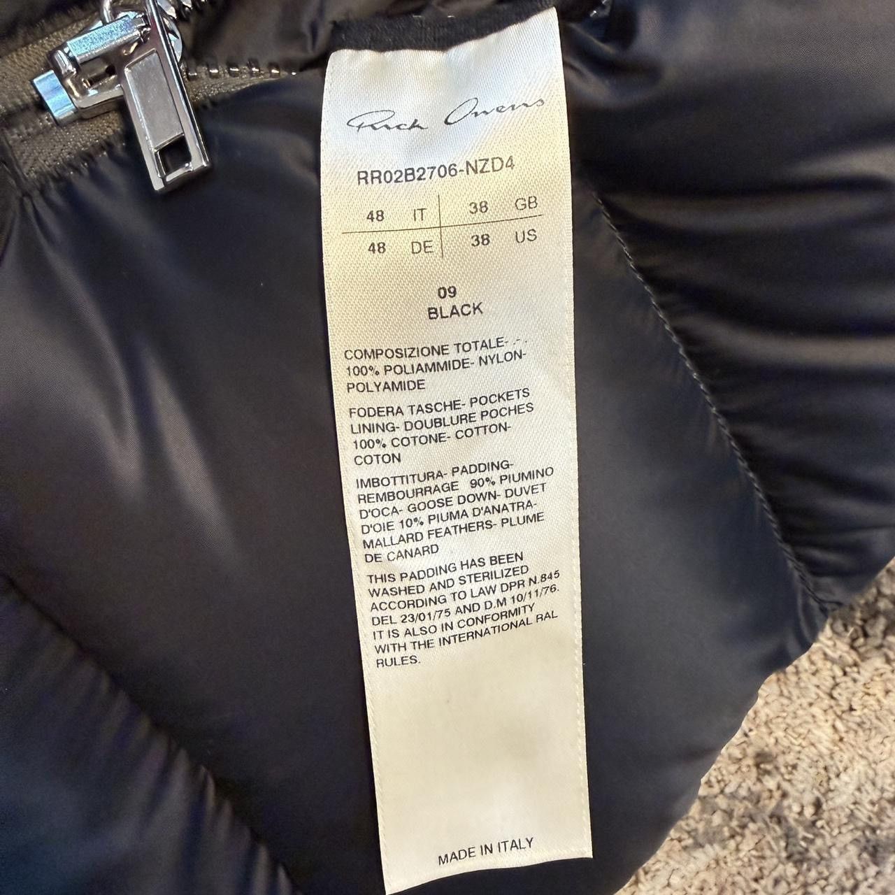 Rick Owens Rick Owens Gimp “Strobe” Puffer Vest Size US M / EU 48-50 / 2 - 7 Thumbnail