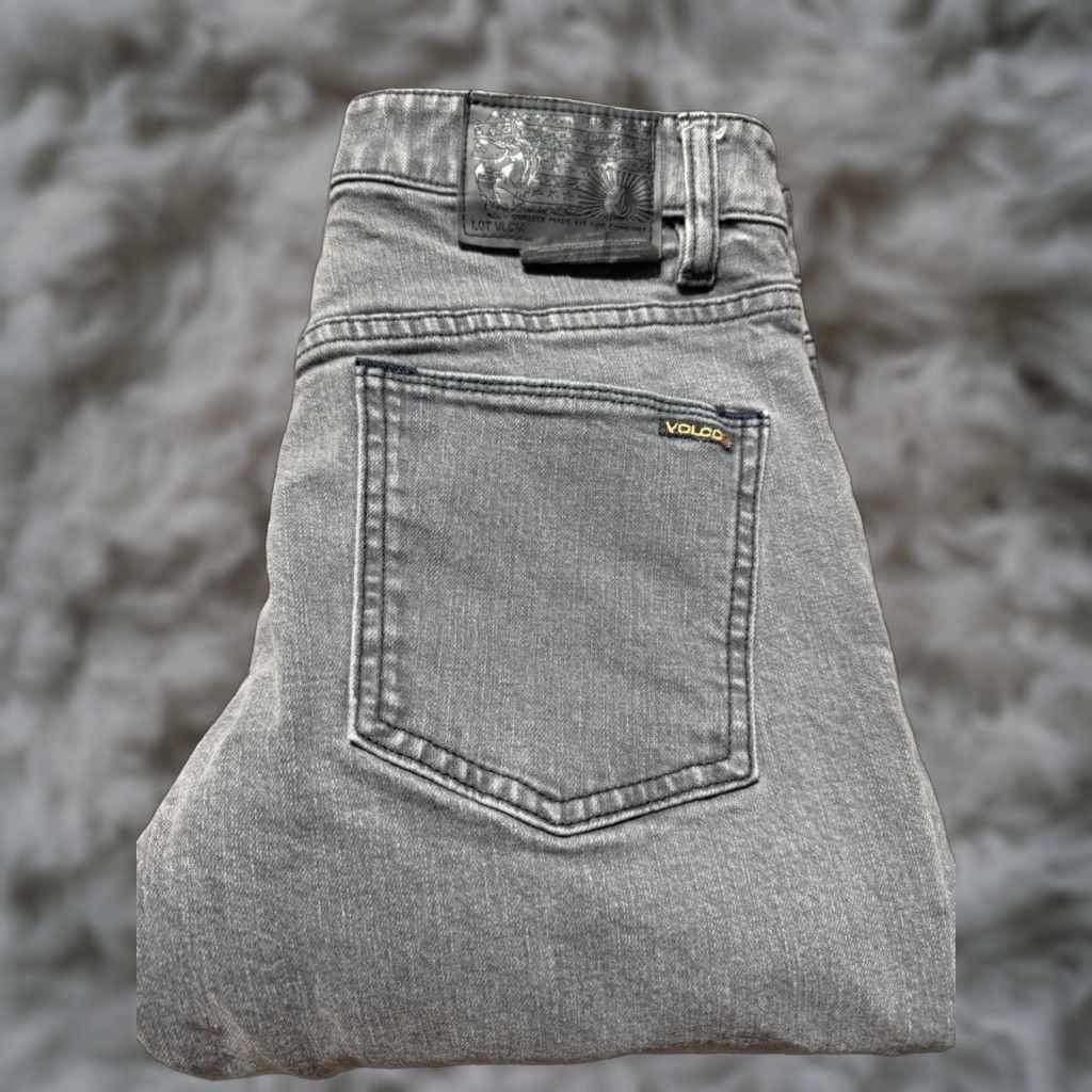 Volcom Volcom Jeans Slim Straight Men 29 Gray Denim 29X32 Size US 29 - 1 Thumbnail
