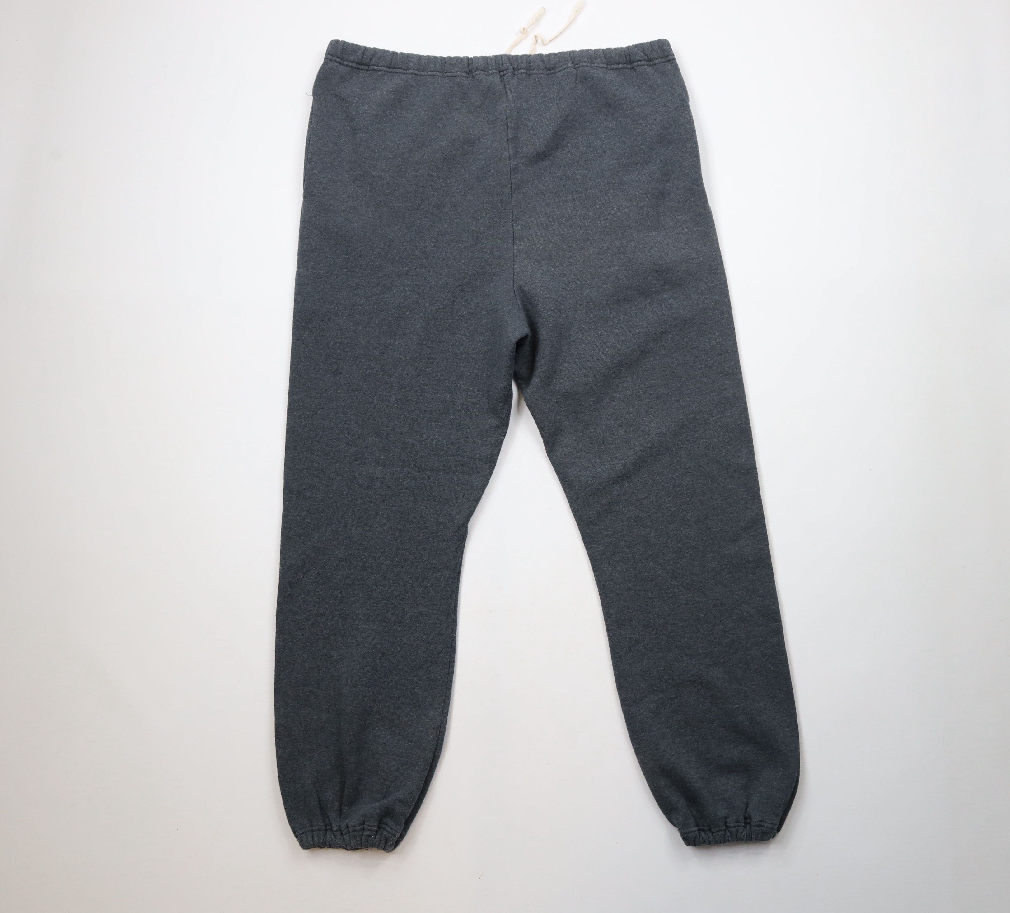 Russell Athletic × Vintage Vintage 90s Russell Athletic Sweatpants Joggers Gray USA Size US 38 / EU 54 - 10 Thumbnail