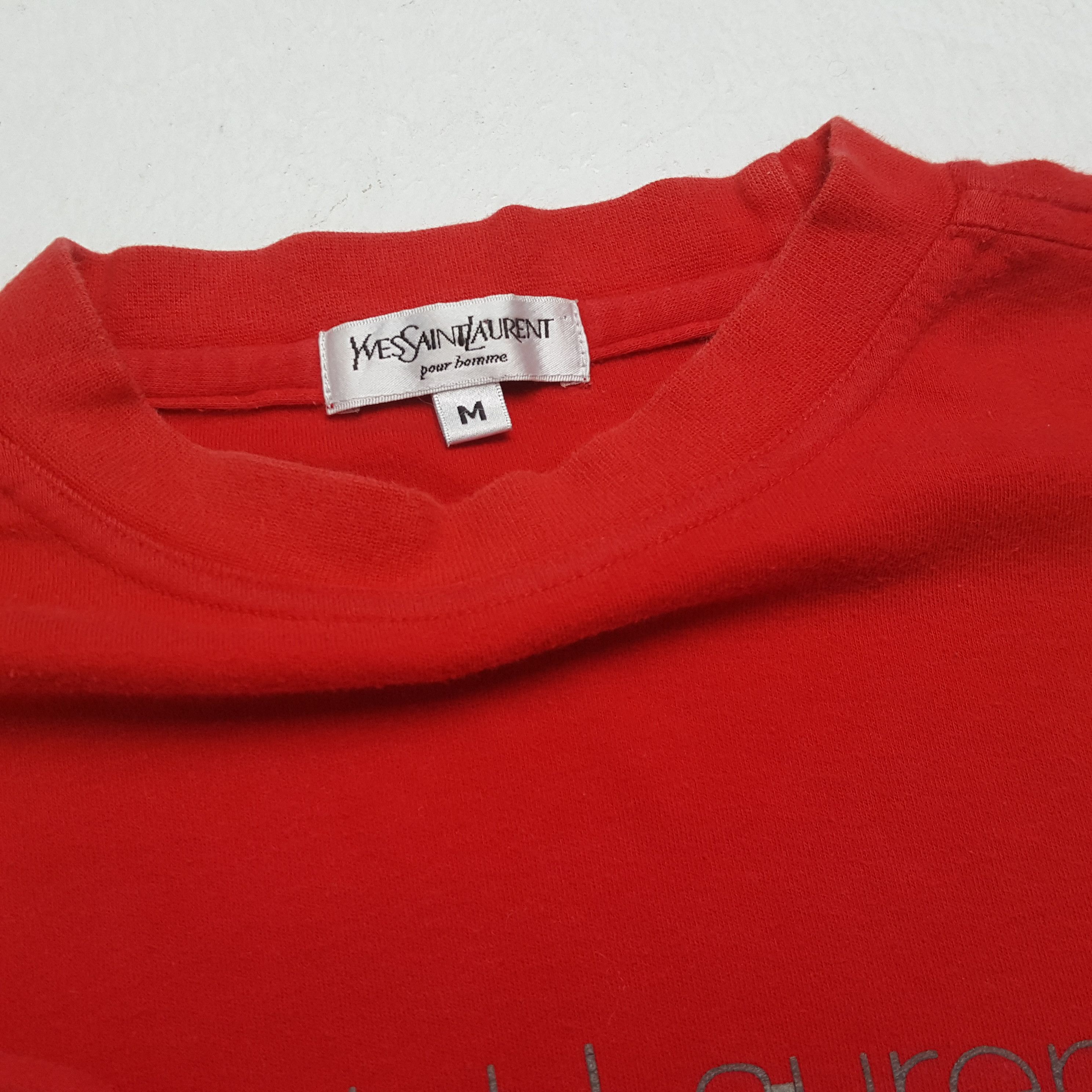 Yves Saint Laurent YVES SAINT LAURENT Luxury Fashion Brand Tshirt Size US L / EU 52-54 / 3 - 8 Thumbnail