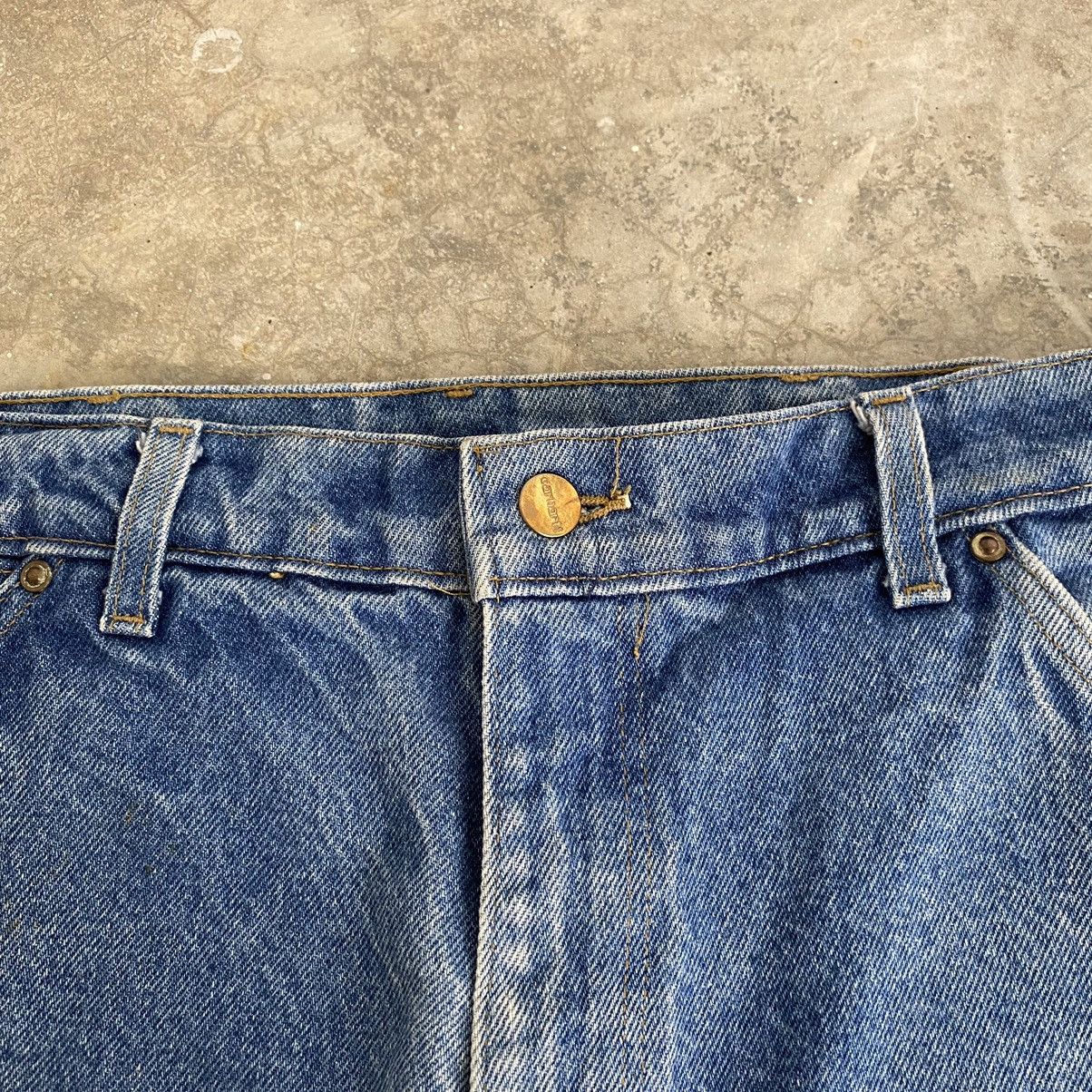 Carhartt Vintage Carhartt Faded Blue Carpenter Work Denim Jeans Size US 32 / EU 48 - 10 Thumbnail