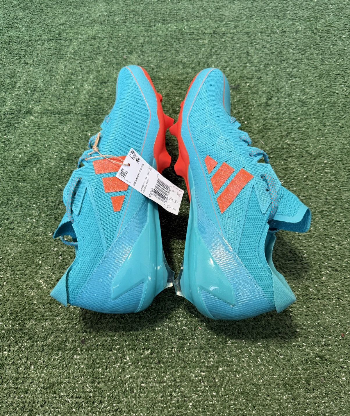 Adidas Adidas SM Adizero Electric Miami Dolphins Sample Team PE Size US 13 / EU 46 - 5 Thumbnail