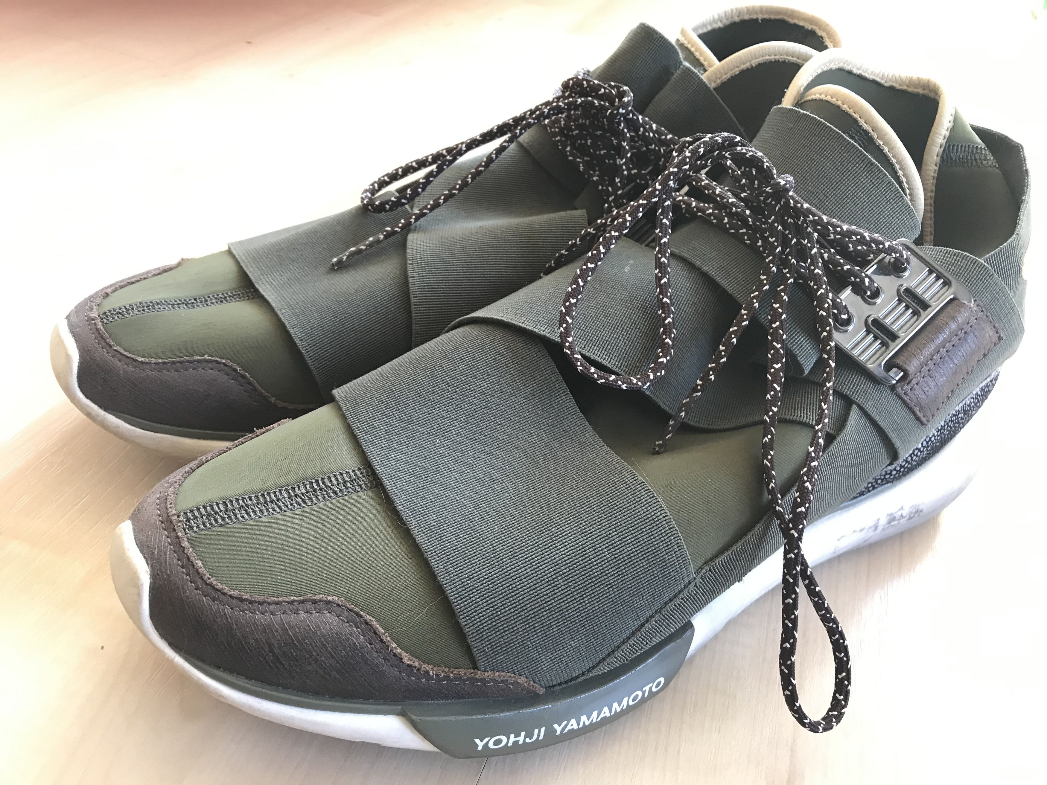 Adidas Y-3 Yohji Yamamoto Qasa High Olive Drab Adidas Size US 11 / EU 44 - 2 Thumbnail