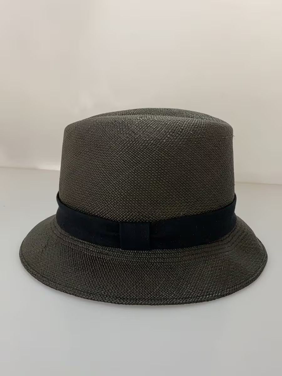 Yohji Yamamoto YOHJI YAMAMOTO Natural Grass/Black/Solid/Hat Size ONE SIZE - 2 Thumbnail