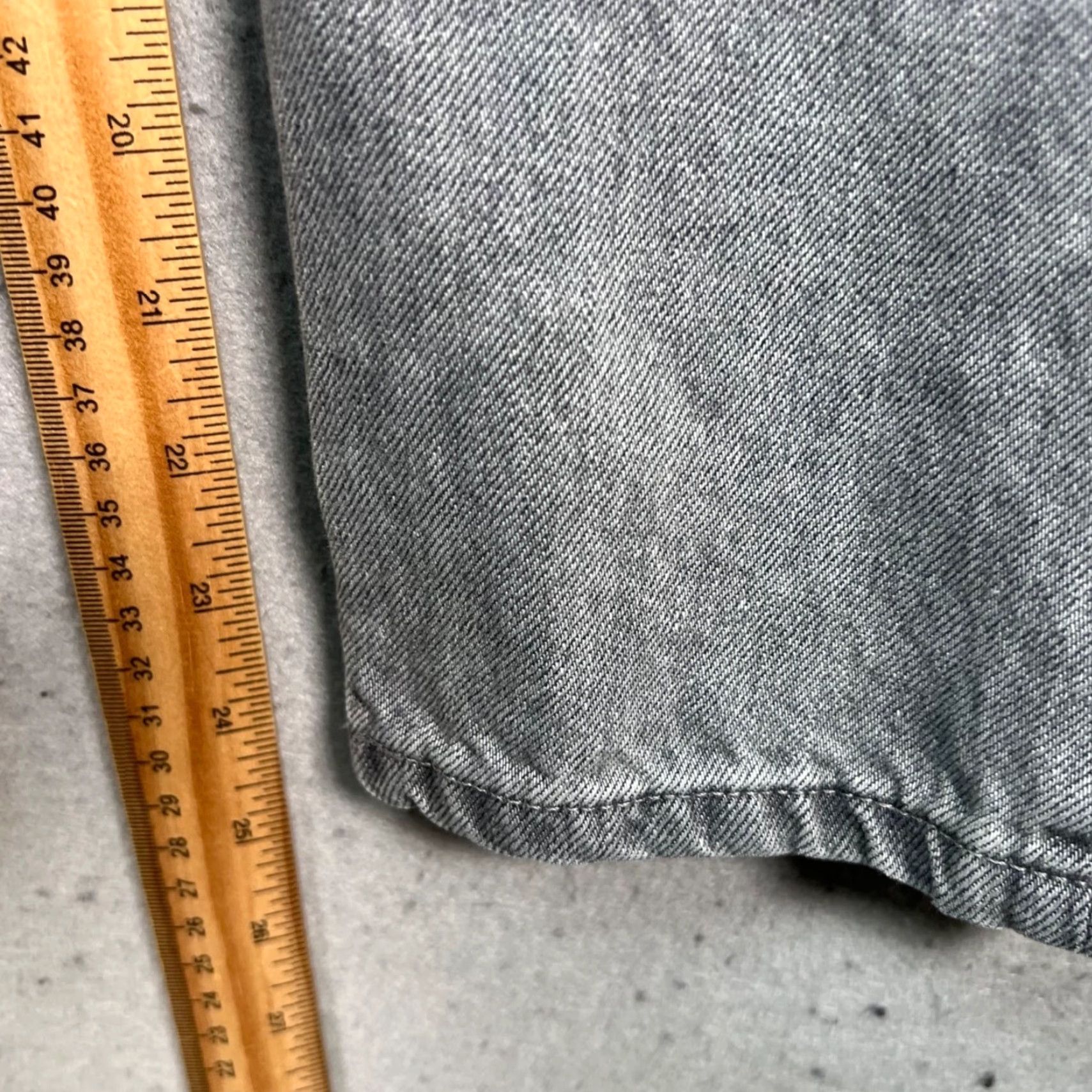 Everlane Everlane Jeans 90s Crop Gray Organic Cotton High-Waisted Womens Size 24 Denim Casual Womens Size 42" / US 20 - 7 Thumbnail