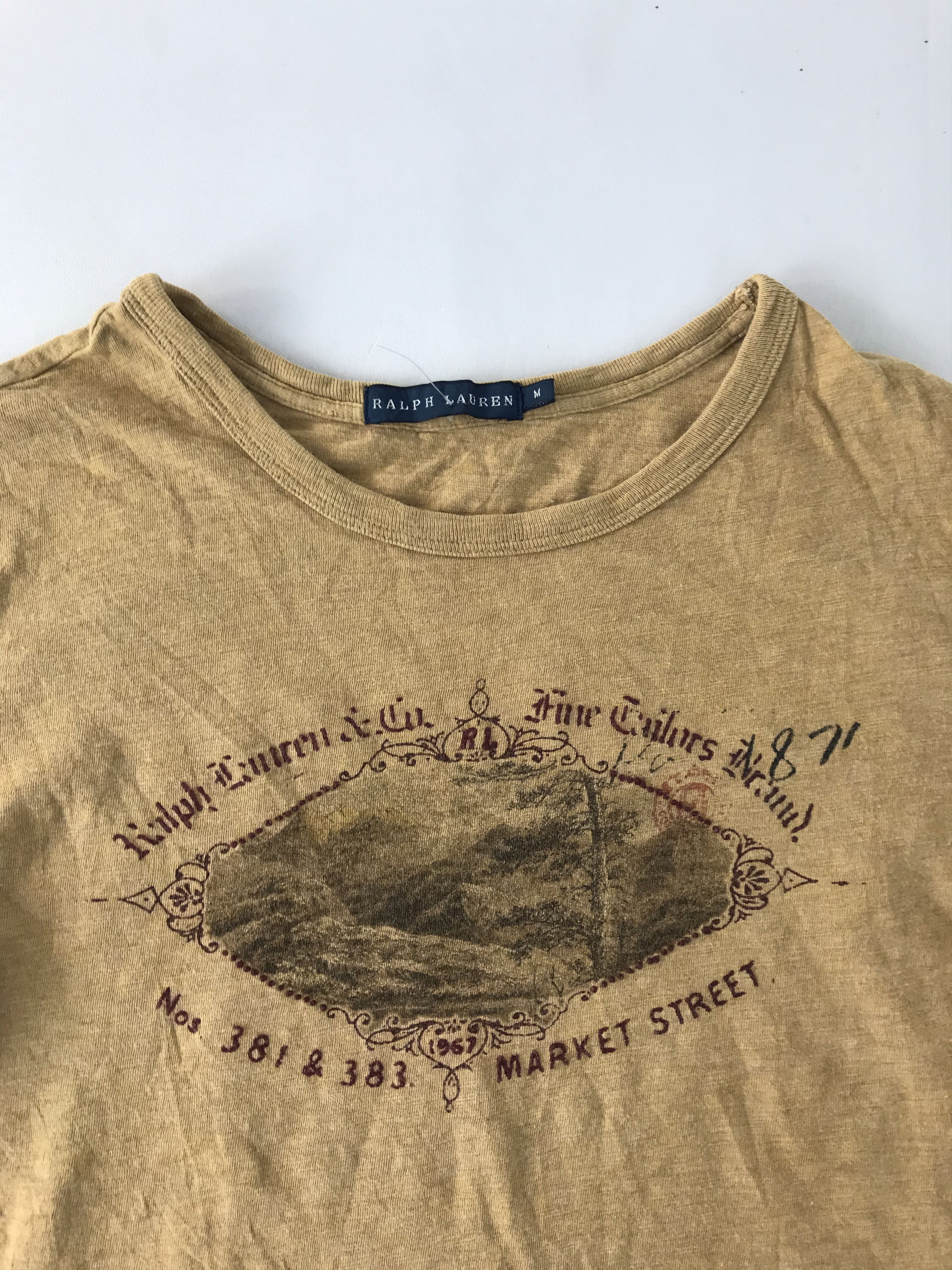 Polo Ralph Lauren Ralph Lauren & Co Market Street Longsleeve Printed Tee Size XS / US 0-2 / IT 36-38 - 4 Thumbnail