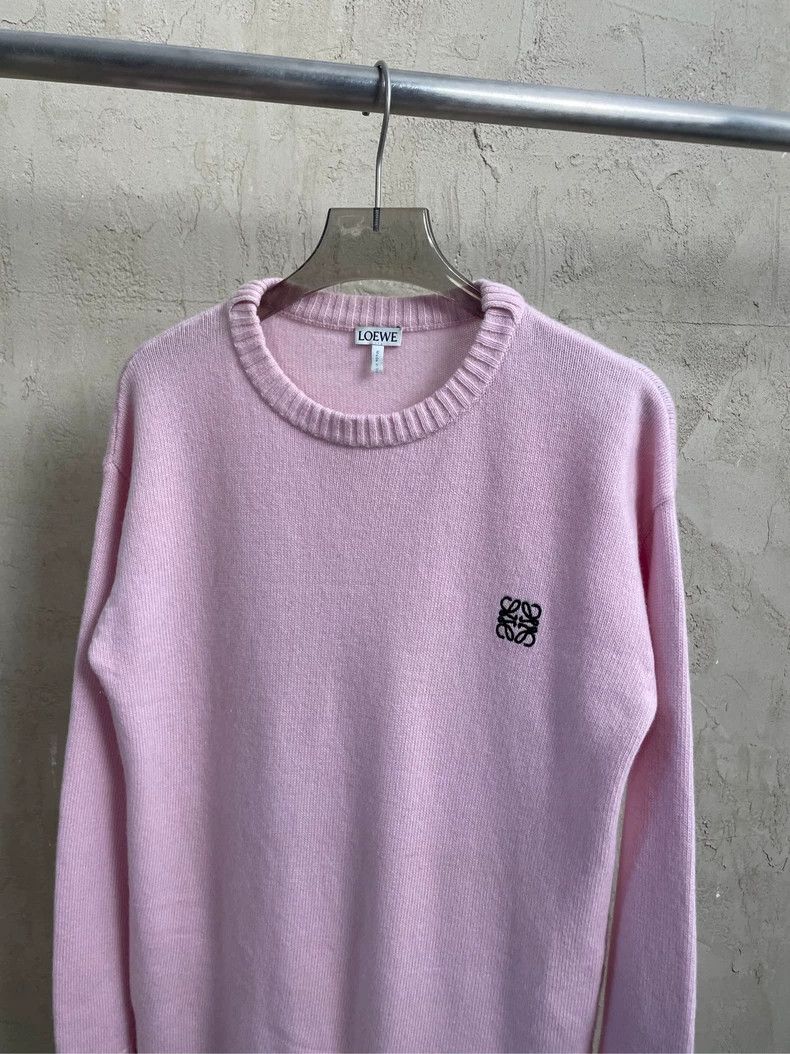 Loewe LOEWE Cherry blossom embroidery logo wool sweater Size XS / US 0-2 / IT 36-38 - 3 Thumbnail