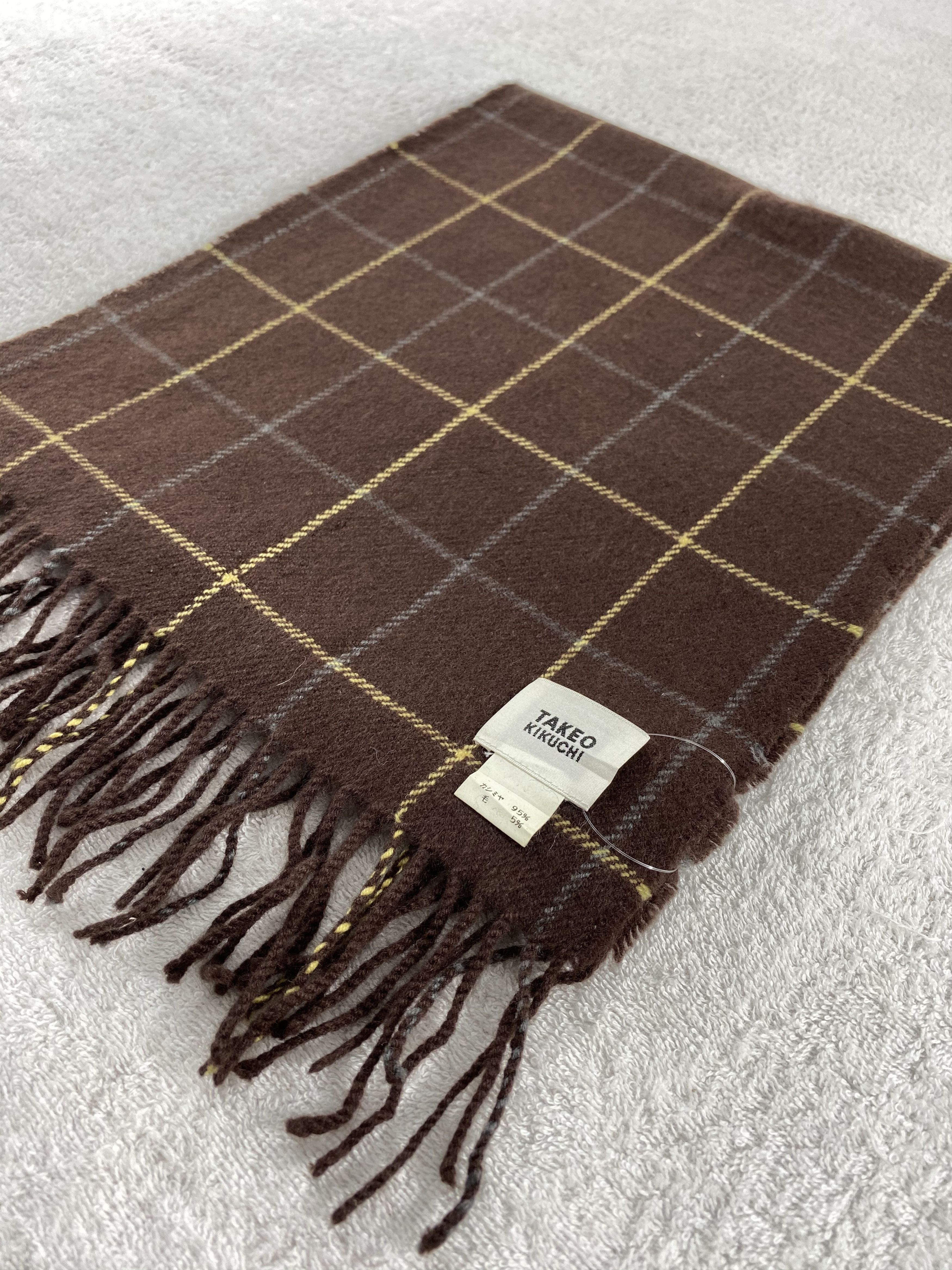 Takeo Kikuchi × Vintage Takeo Kikuchi Scarf / Muffler / Neckwear - WW1665 Size ONE SIZE - 3 Thumbnail