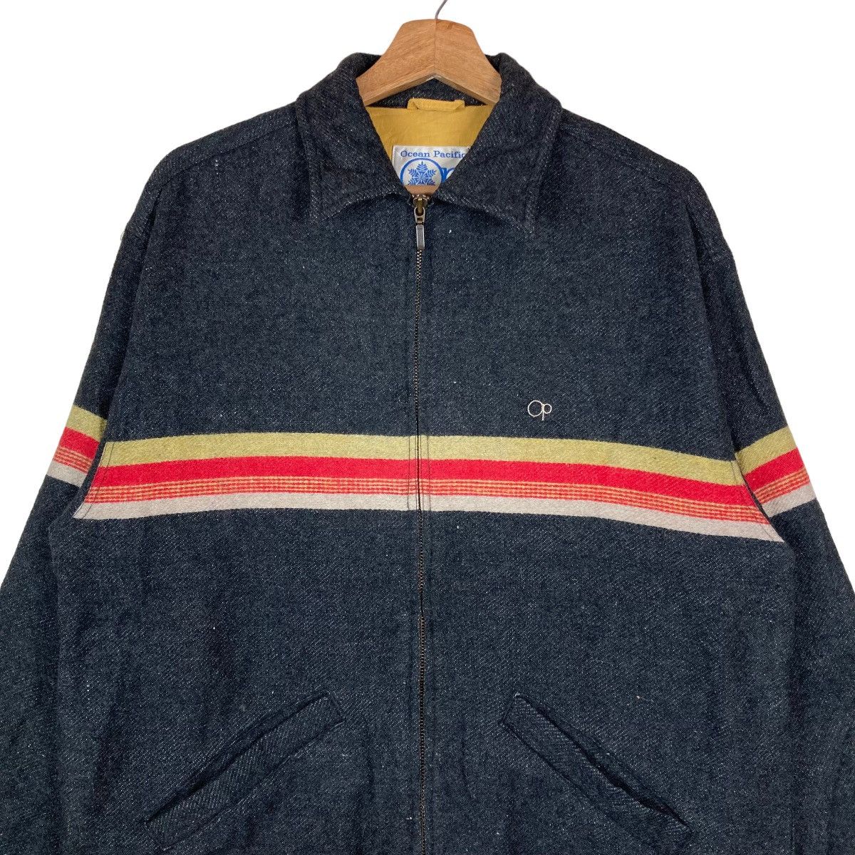 Ocean Pacific Vintage Ocean Pacific Full Zipper Fleece Jacket Size US L / EU 52-54 / 3 - 2 Thumbnail