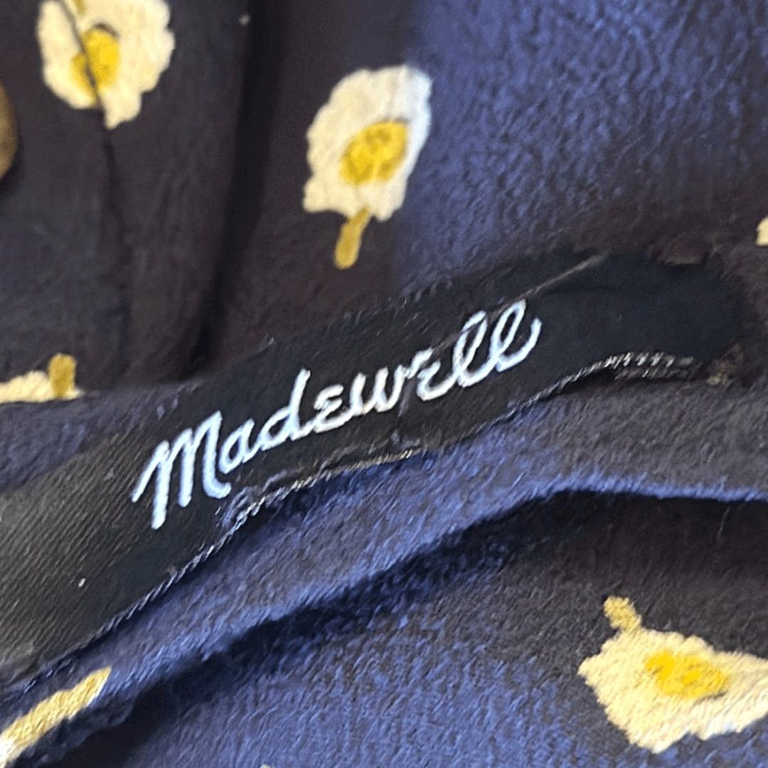 Madewell MADewell Button-Back Easy Dress in Daisy Dots Style AB331 Midi Dress Women S Multicolor Slip Dress Daisy Buttons Back Size S / US 4 / IT 40 - 5 Thumbnail