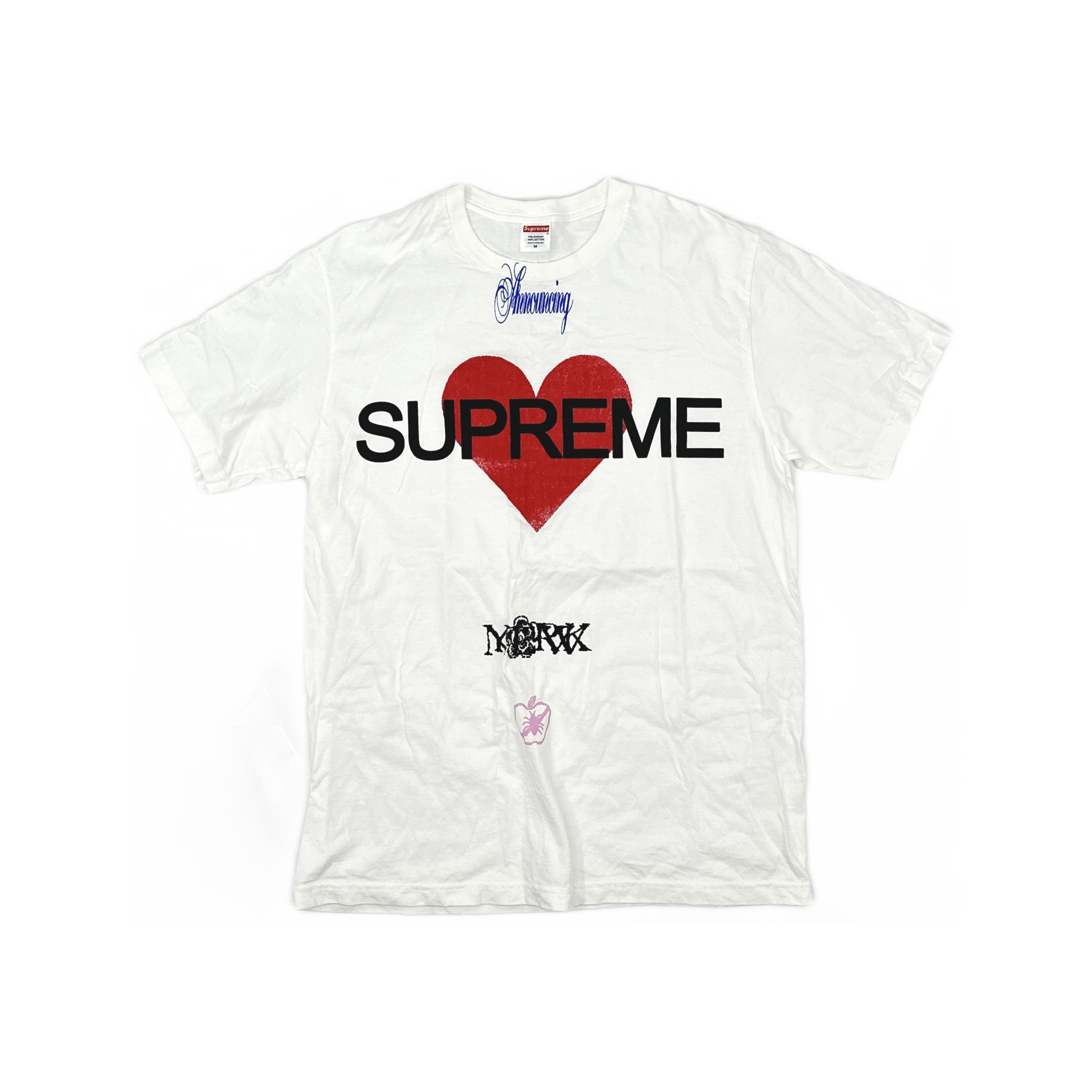 Supreme Supreme Heart Graphic T-Shirt Size M. | Grailed