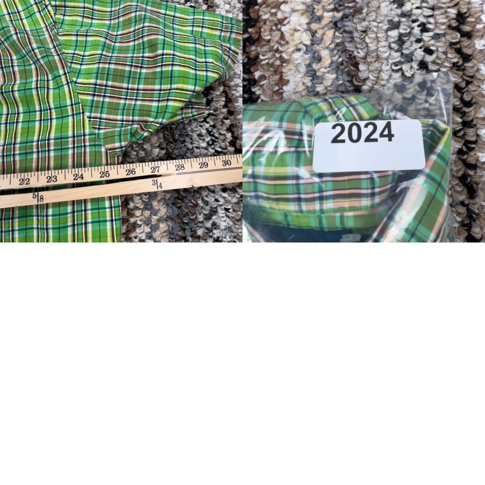 Ralph Lauren VINTAGE Ralph Lauren Shirt Men Large Green Plaid Button-Front Casual Modern Polo Tartan Size US M / EU 48-50 / 2 - 8 Thumbnail