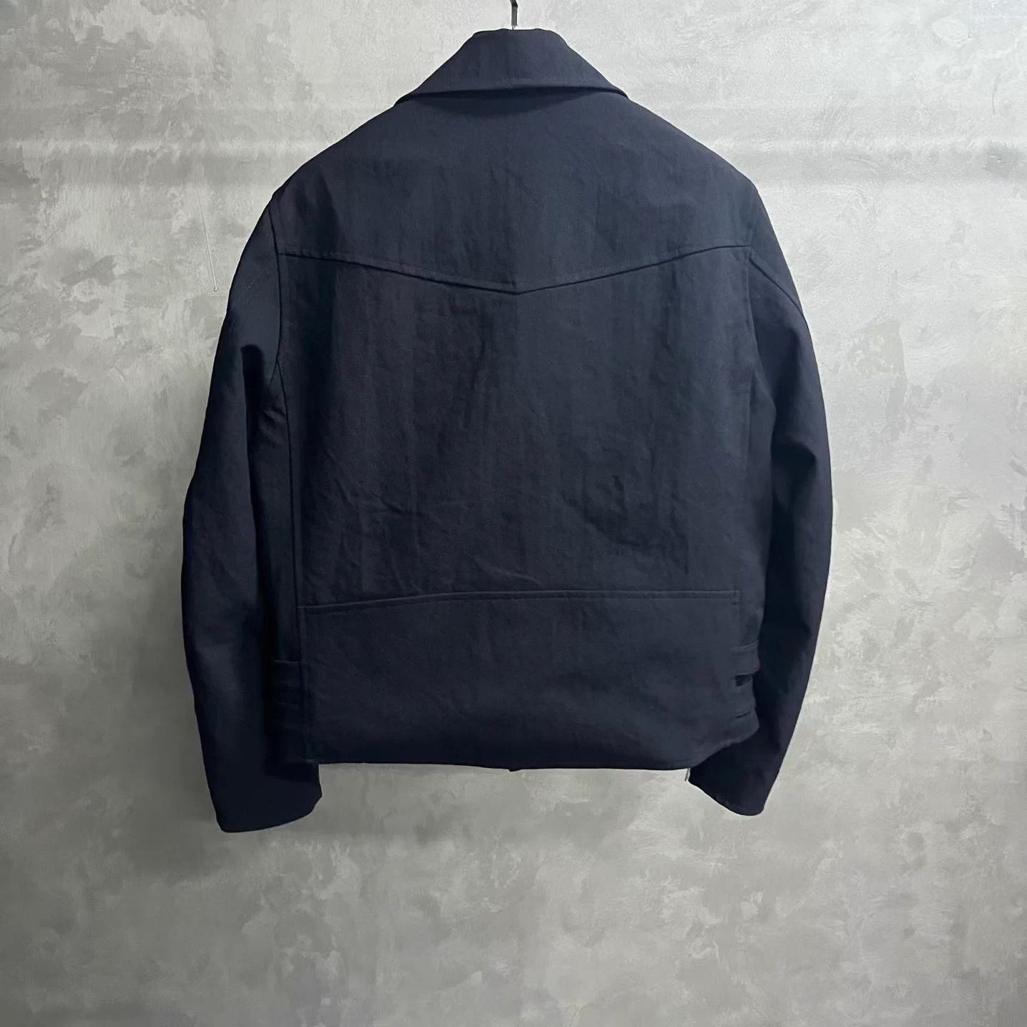 Jil Sander Jil Sander Black Short Collar Long Sleeve Zip Jacket 46 Size US S / EU 44-46 / 1 - 2 Thumbnail