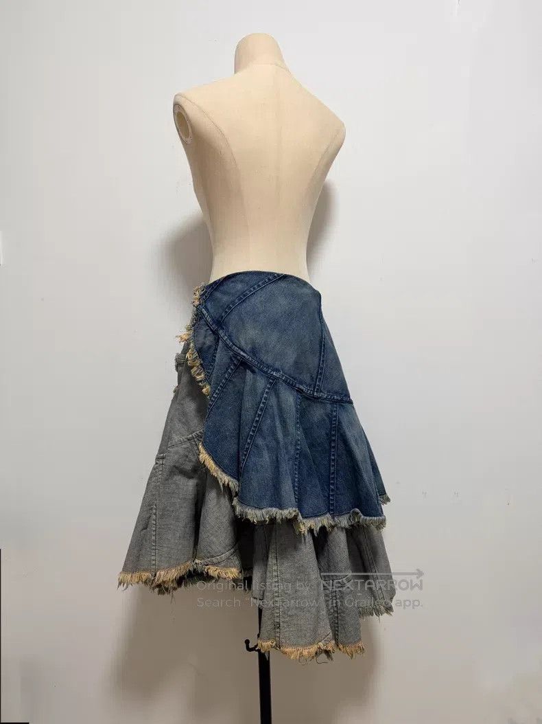 Junya Watanabe Junya Watanabe size S Denim skirt Size 23" - 2 Thumbnail