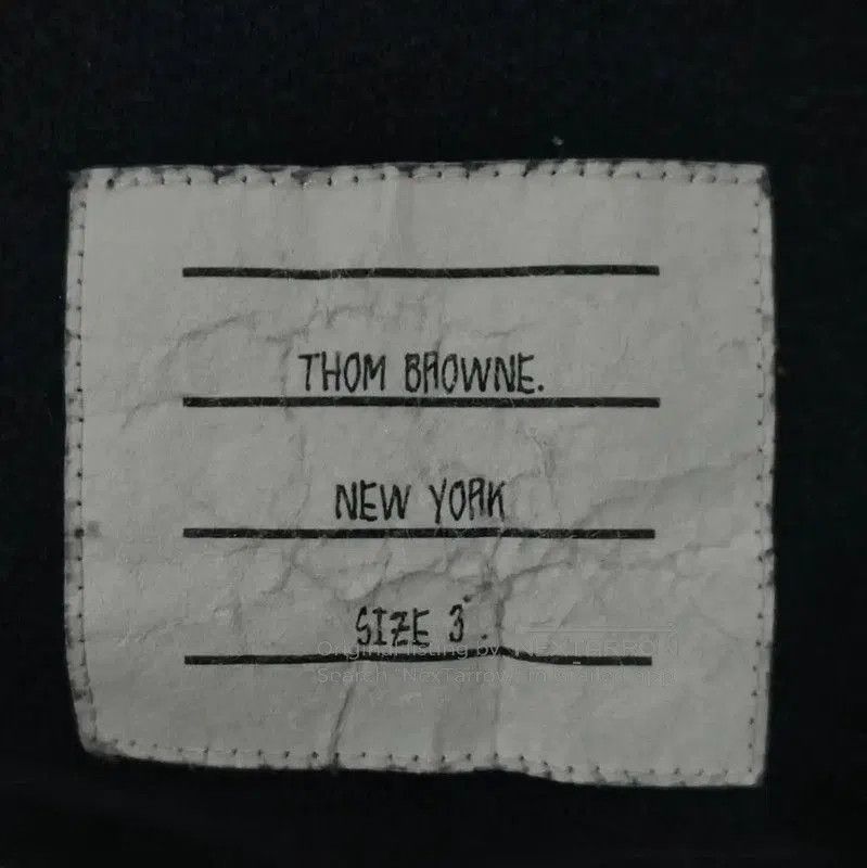 Thom Browne Thom Browne Navy Cotton Casual Pants . Size 30" / US 8 / IT 44 - 3 Thumbnail