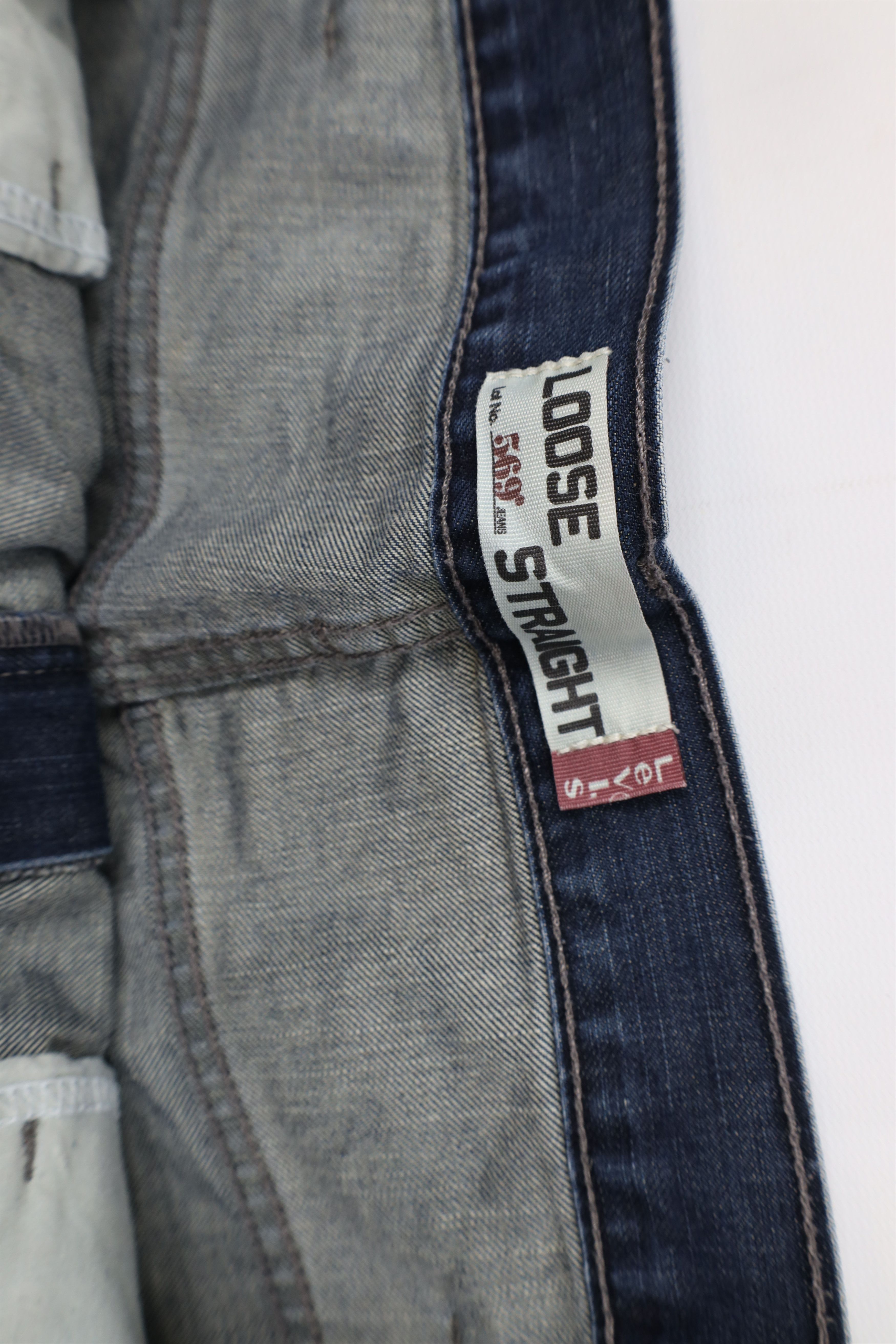 Levi's Vintage Y2K Levis 569 Wide Leg Denim Jeans Blue Cotton Size US 38 / EU 54 - 7 Thumbnail