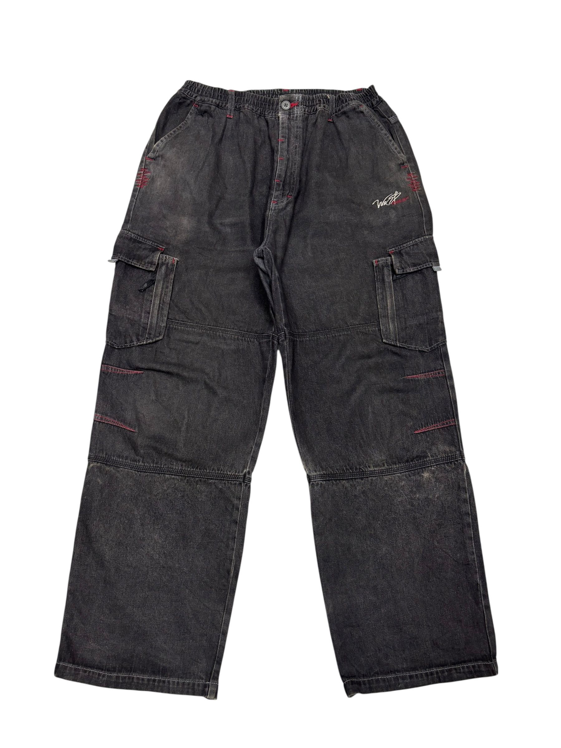 Undercover UNDERCOVER BLACK CARGO DENIM AW03 PAPERDOLL | Grailed