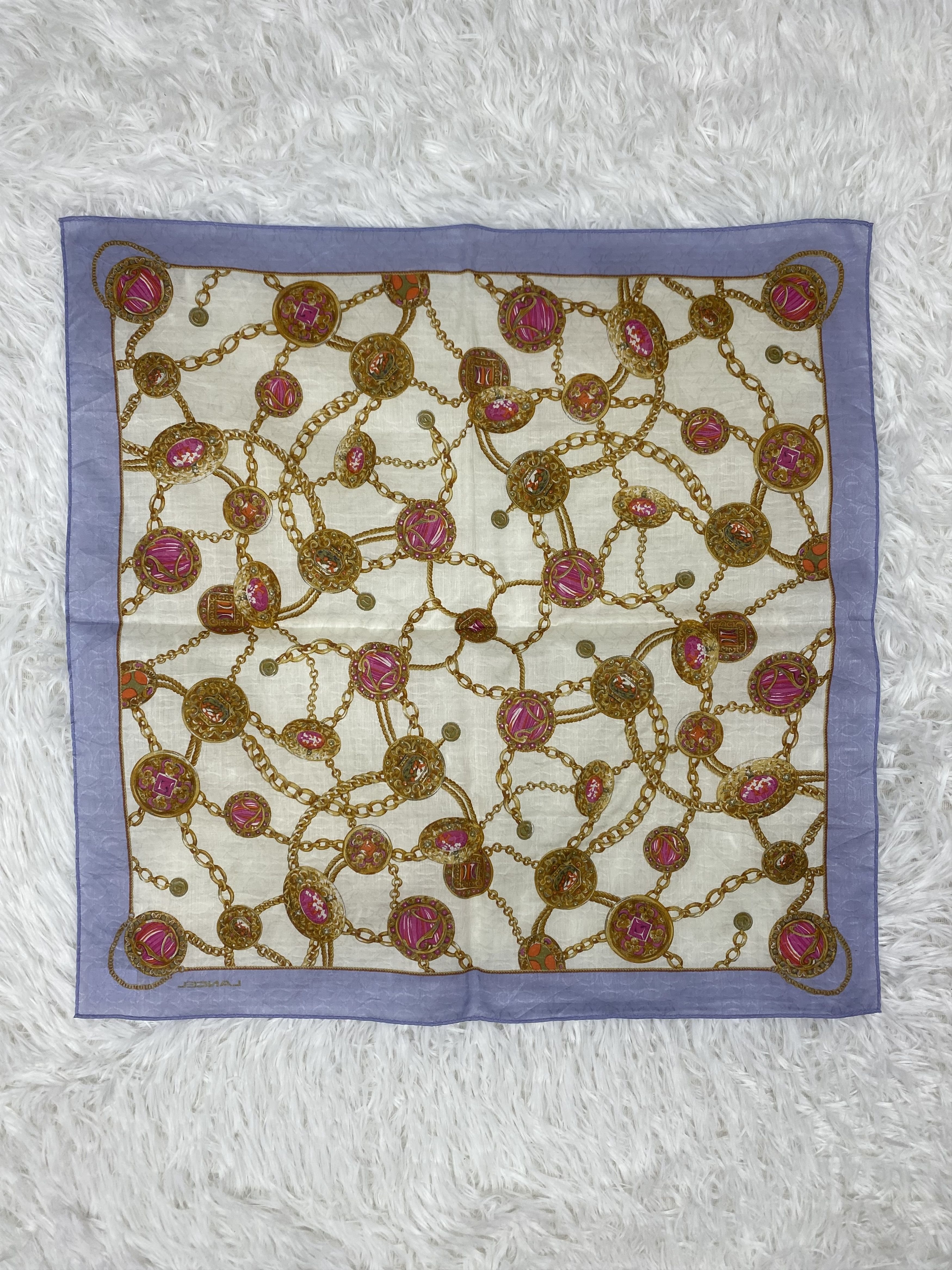 Lancel × Vintage Vintage Lancel Handkerchief Neckerchief PH0818 Size ONE SIZE - 4 Thumbnail