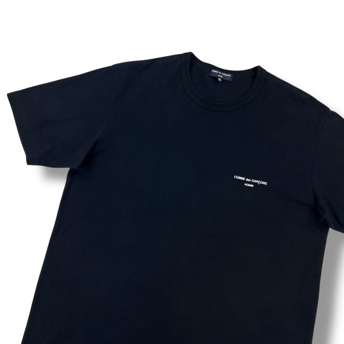 Comme des Garcons Homme Comme des Garçons Homme Black T Shirt Size US L / EU 52-54 / 3 - 1 Thumbnail