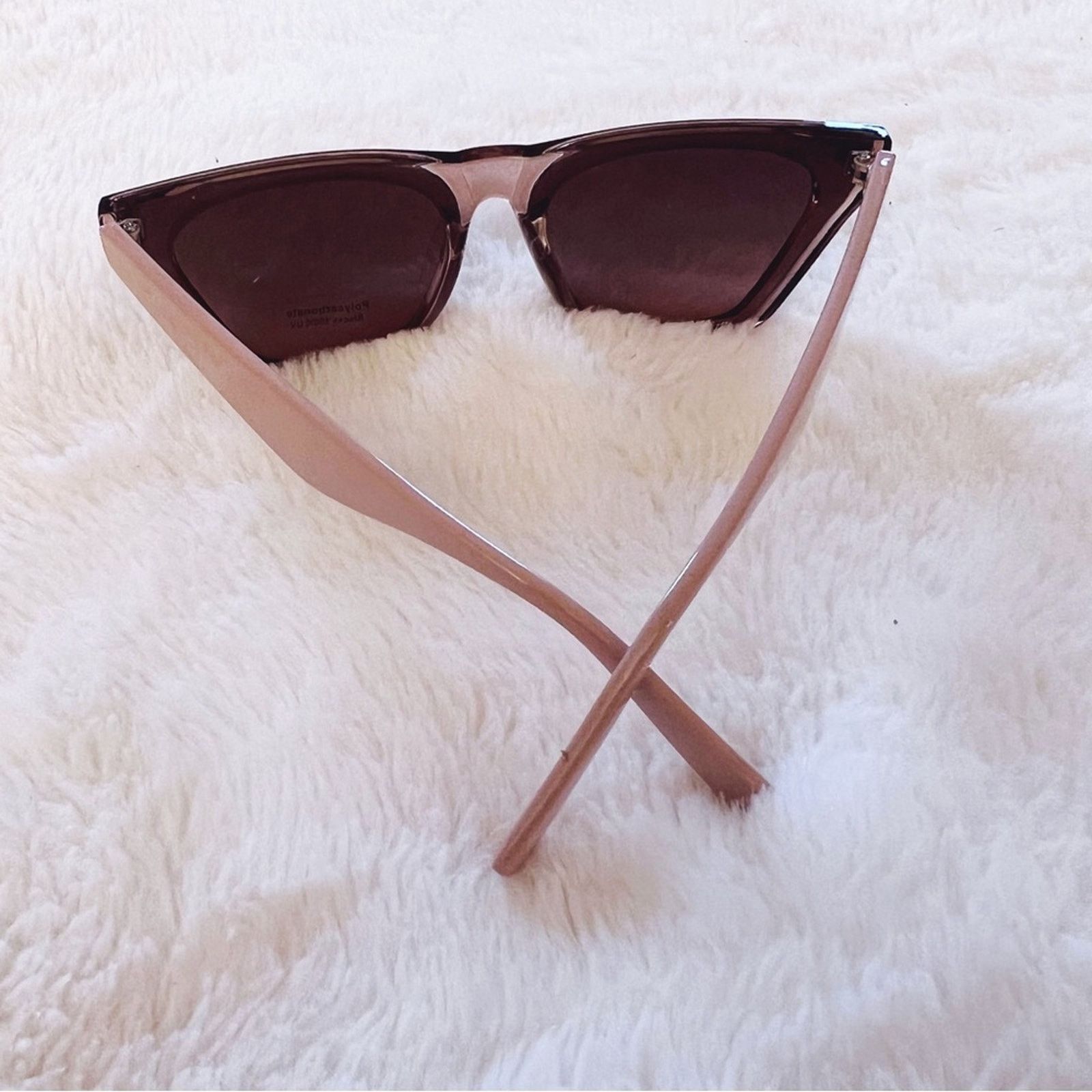 Other Lucy Clear Purple Sleek Square Frame Sunglasses Size ONE SIZE - 9 Thumbnail