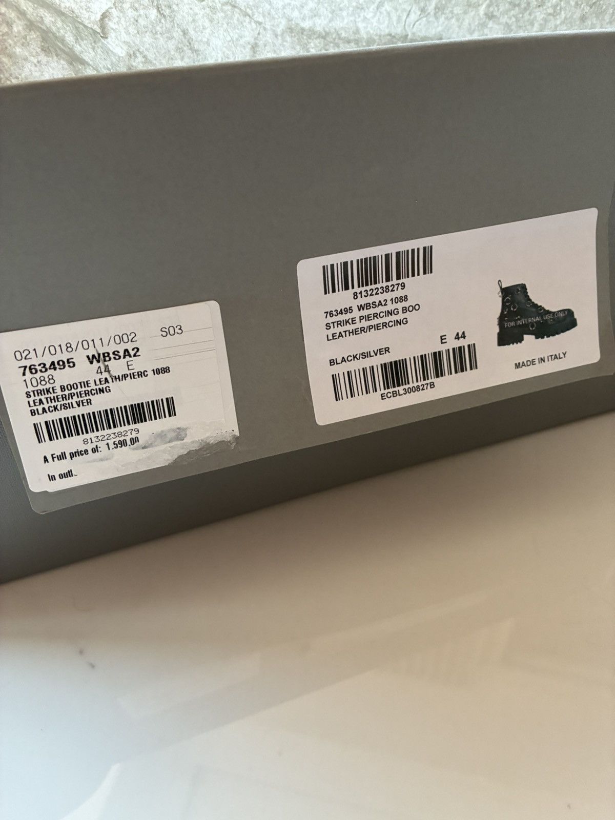 Balenciaga Pierced Strike Distressed Boots Size US 11 / EU 44 - 10 Thumbnail