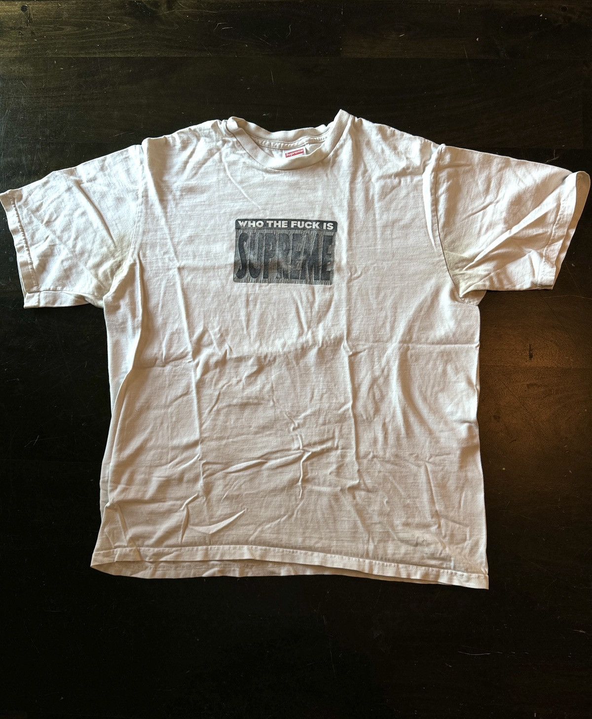 Supreme “Who the fuck is supreme” graphic t-shirt Size US L / EU 52-54 / 3 - 1 Thumbnail