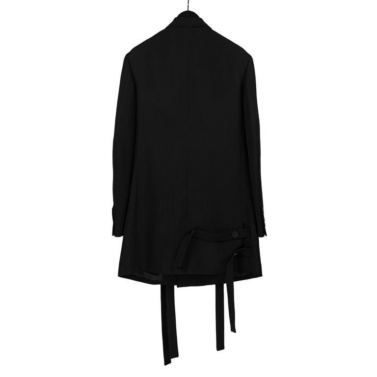 Yohji Yamamoto Yohji Yamamoto Pour Homme - 5 BELTS DOUBLE BREASTED JACKET Size US L / EU 52-54 / 3 - 8 Thumbnail